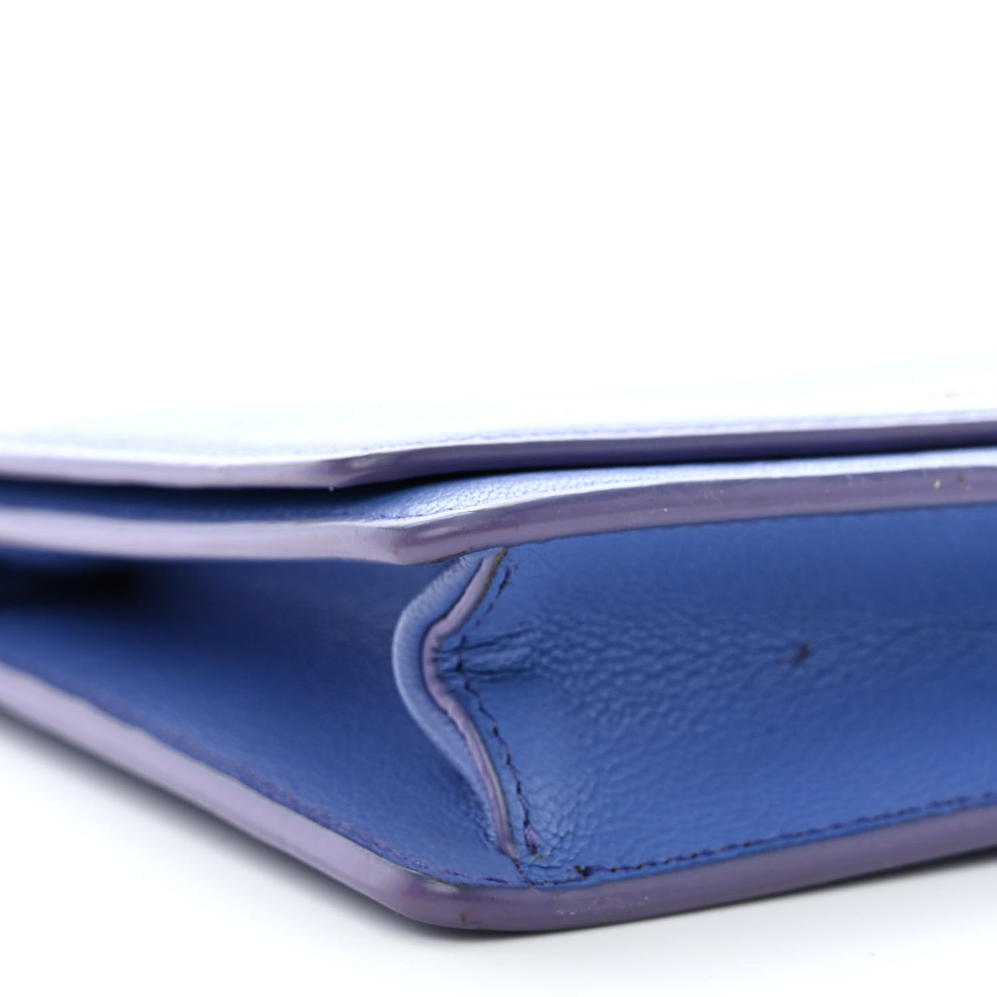 Sugar Goatskin Pandora Chain Wallet Blue