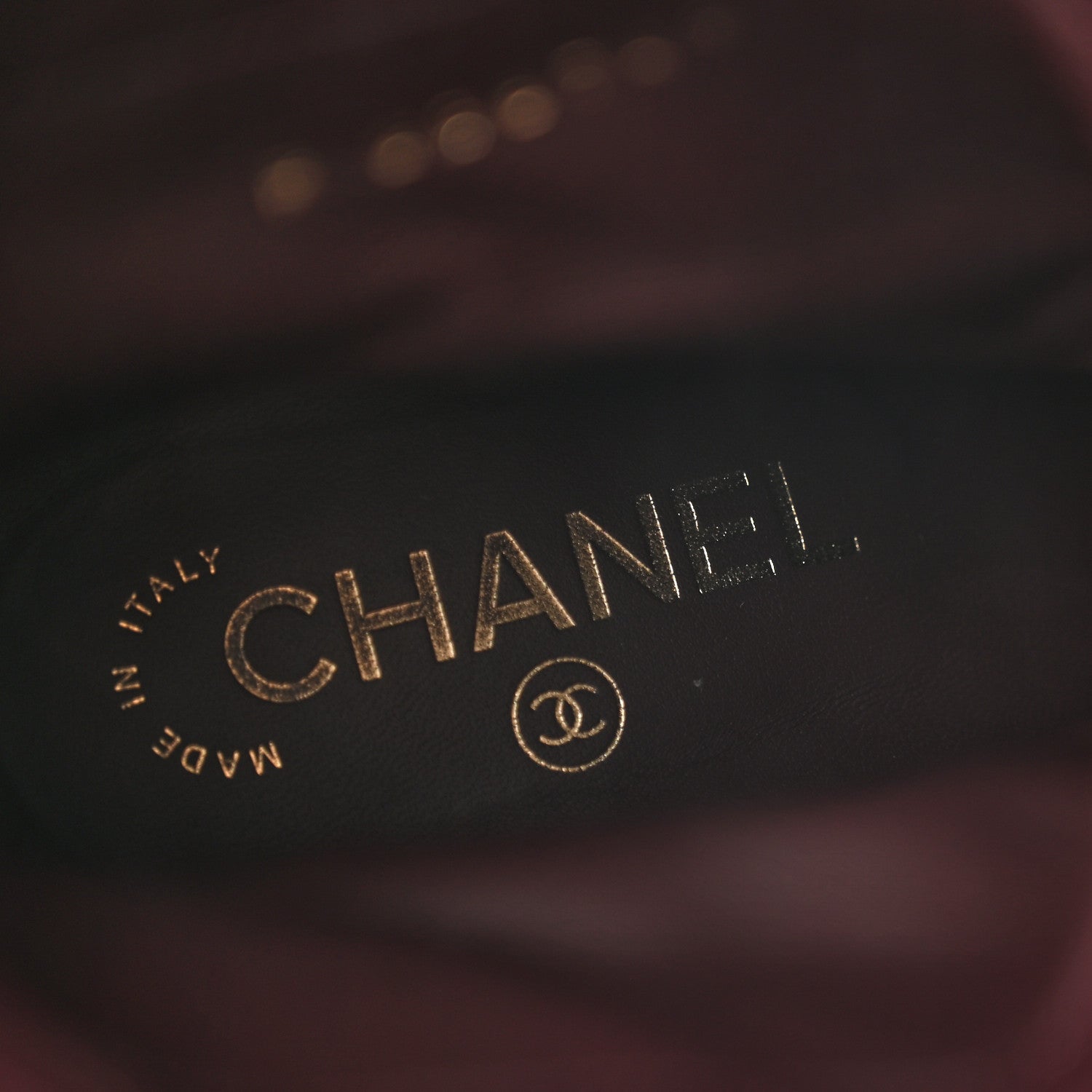 Chanel Calfskin CC Ankle Boots 37.5 Black 6 of 9