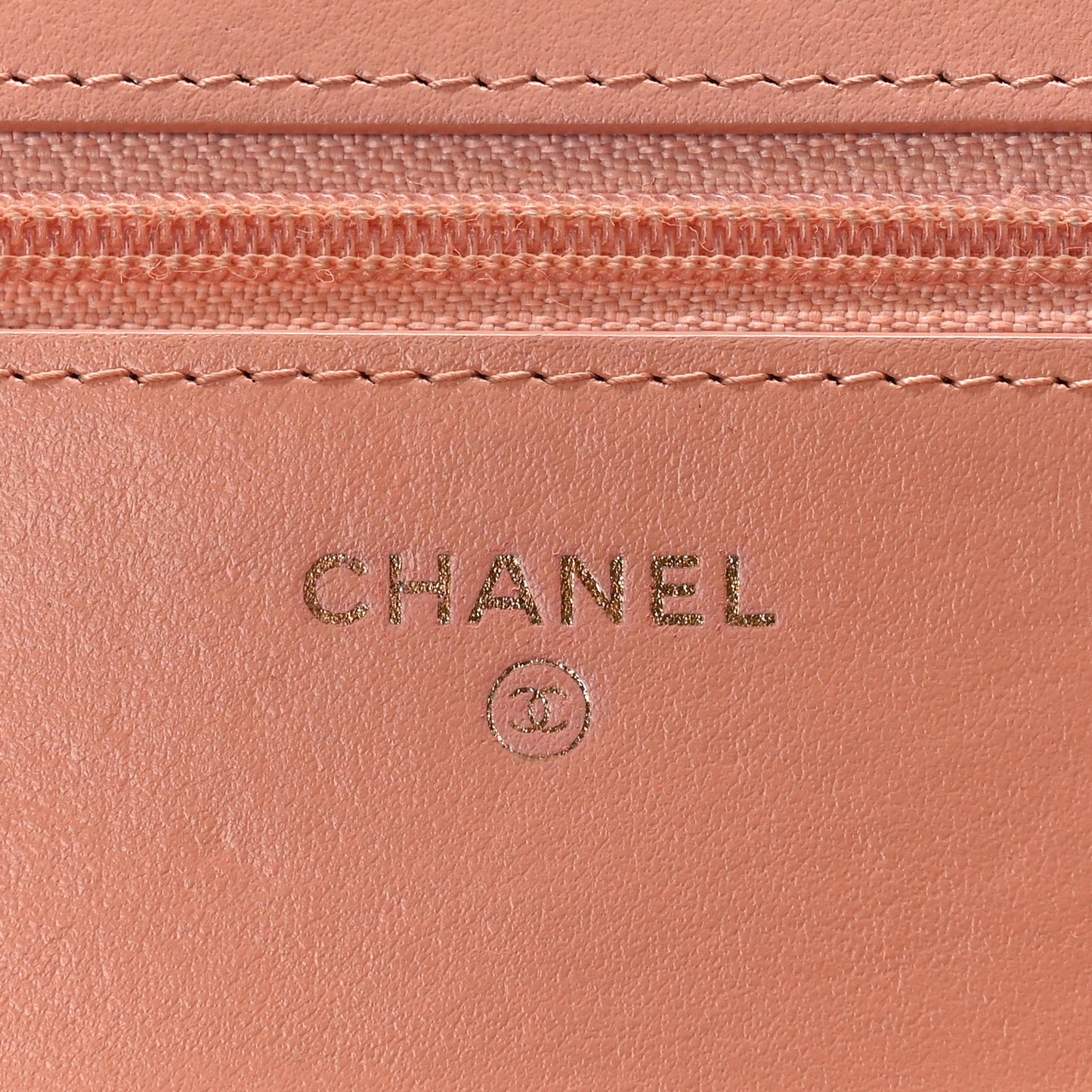 Iridescent Caviar Quilted Boy Wallet On Chain WOC Pink