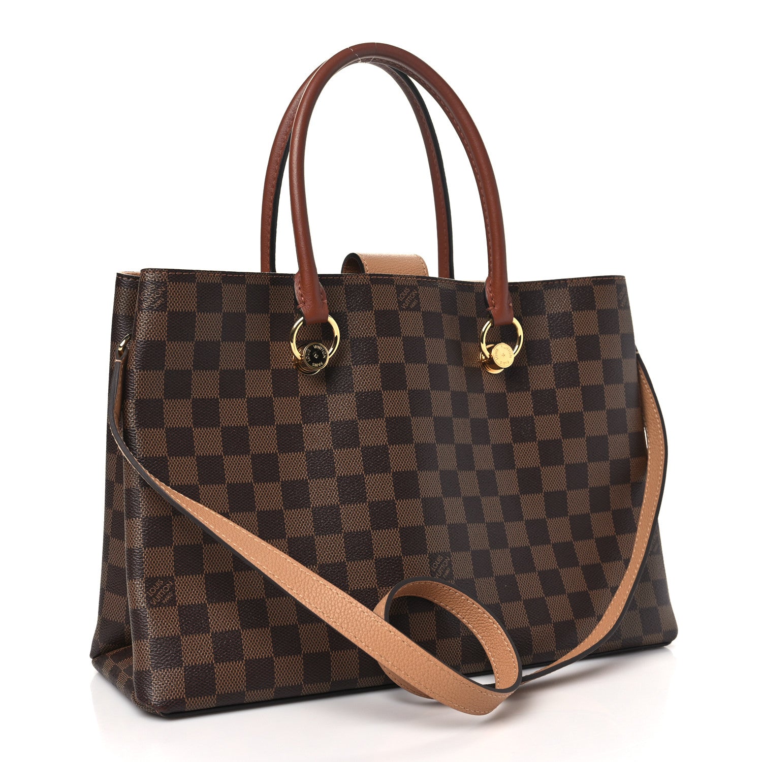 Louis Vuitton Damier Ebene LV Riverside Creme 3 of 9