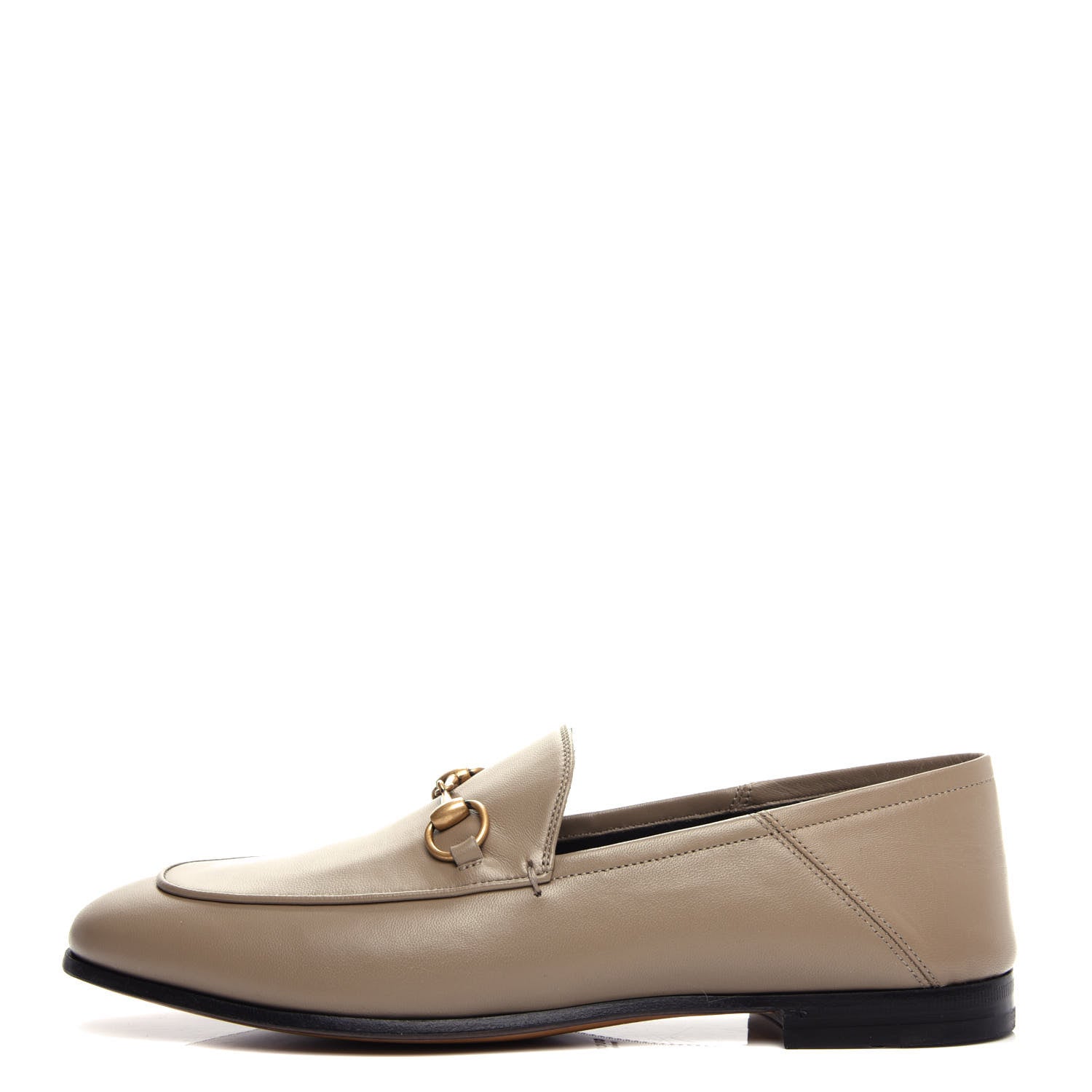 GUCCI サイズ39 C パンプス Gucci Lambskin Womens Brixton Horsebit Loafers 39 Mud 690040