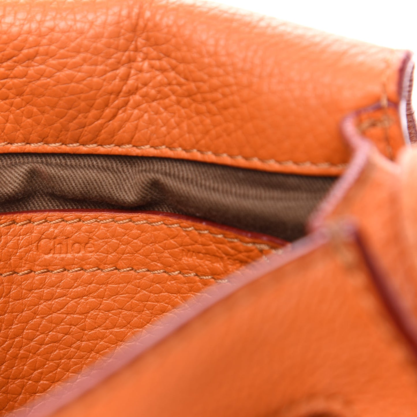 Calfskin Mini Marcie Round Crossbody Bag Orange