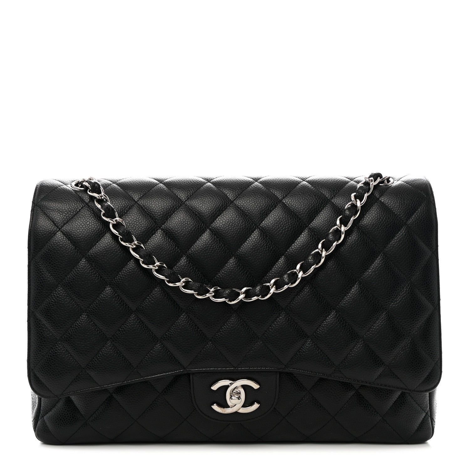 Chanel Caviar Maxi Double Flap Black 1 of 11