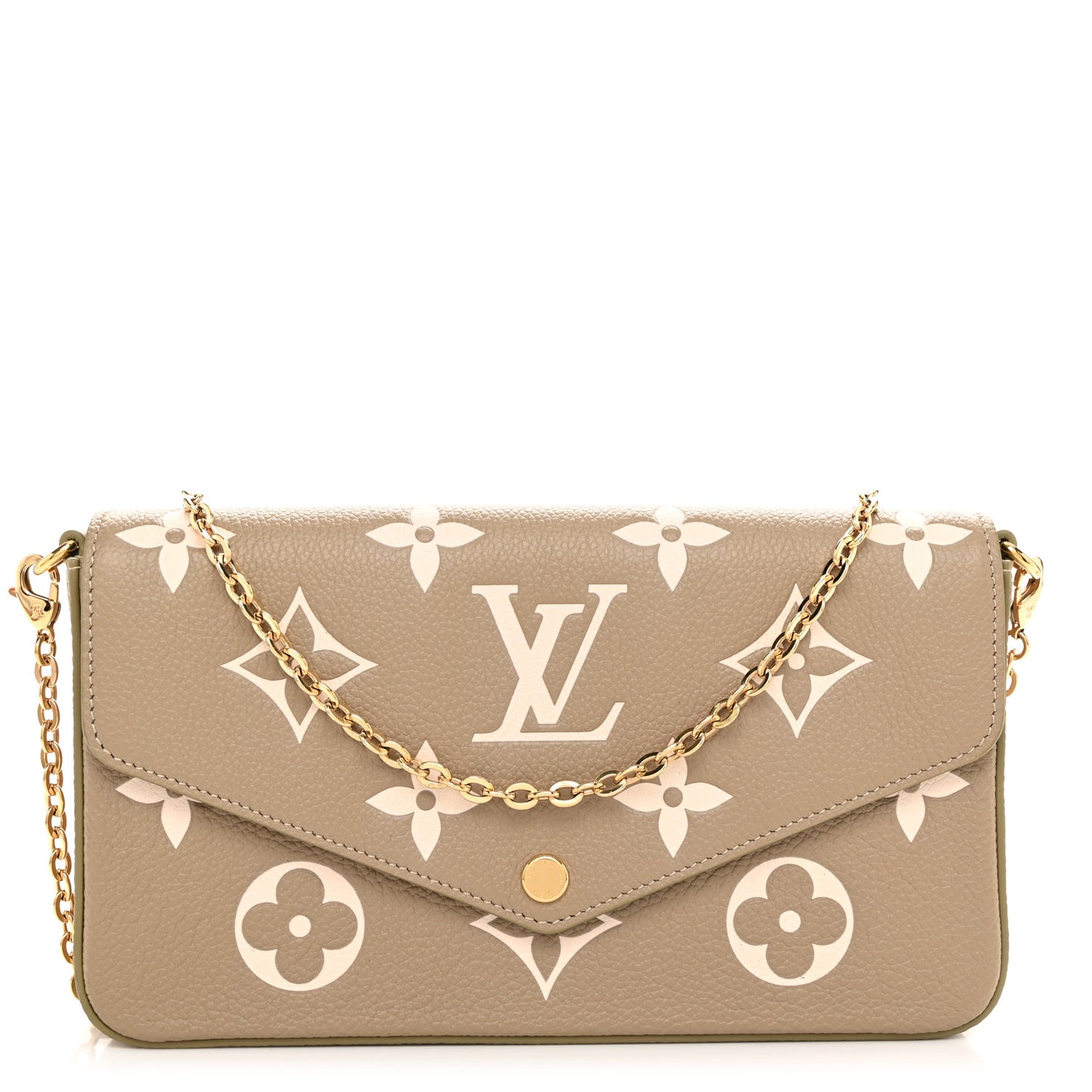 Empreinte Monogram Giant Felicie Pochette Tourterelle Creme