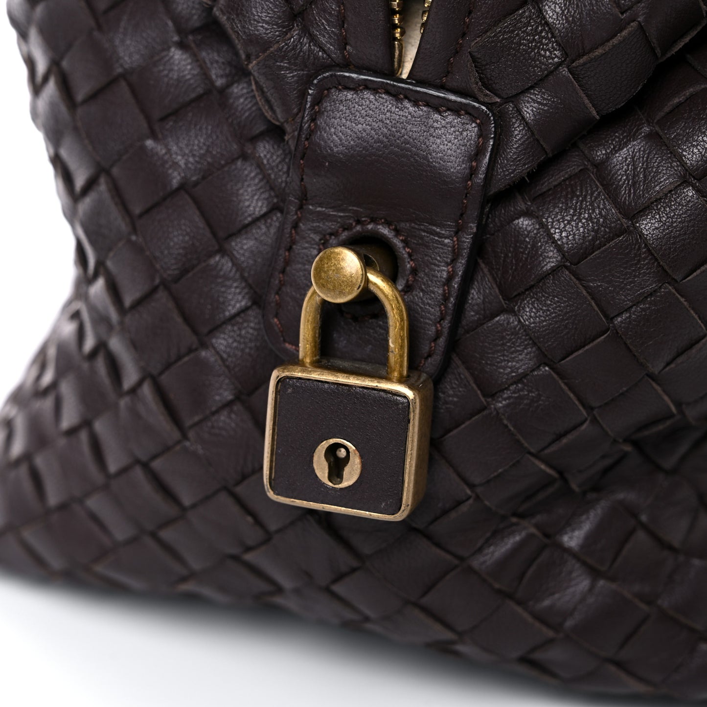 Nappa Intrecciato Montaigne Bag Ebano