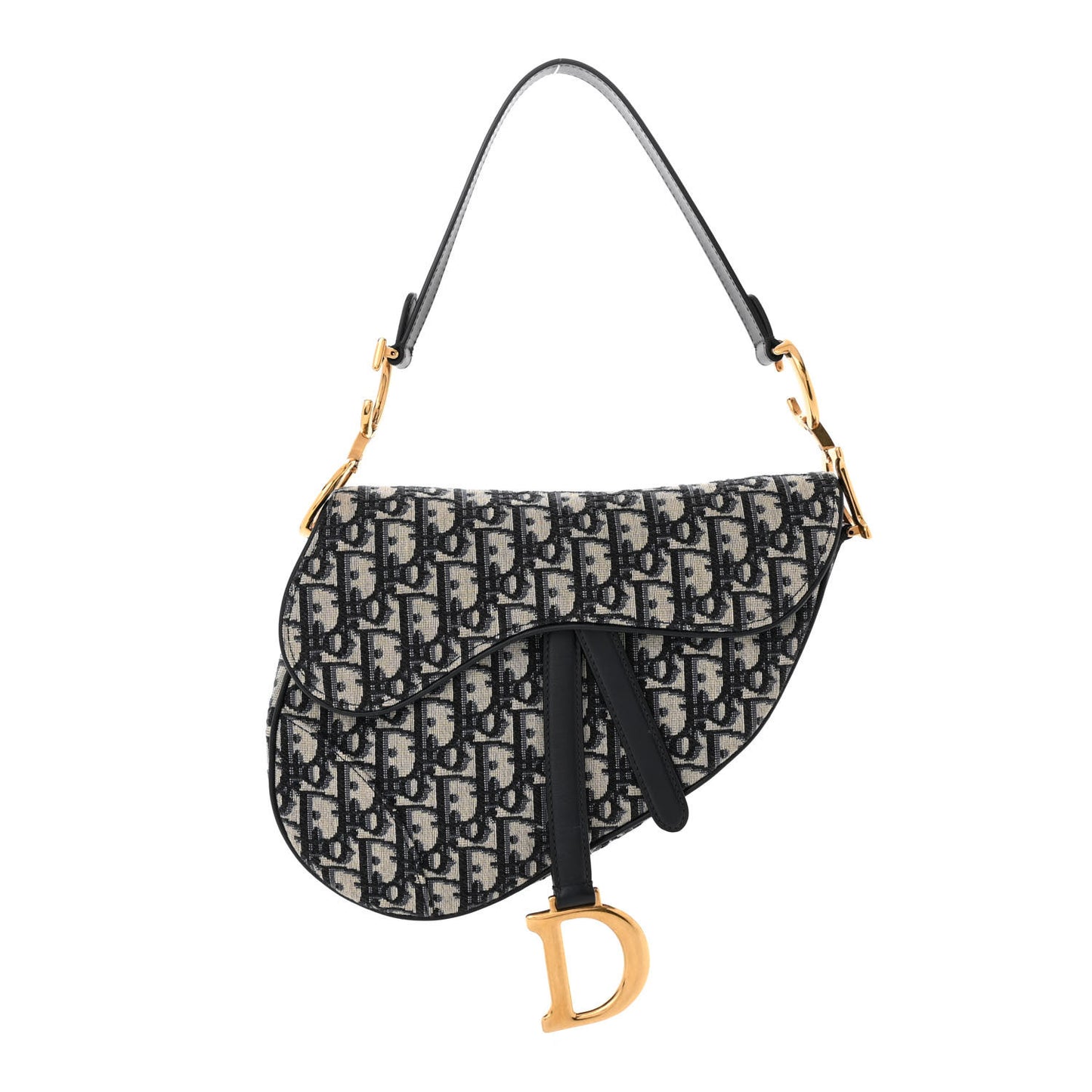 Oblique Saddle Bag Blue