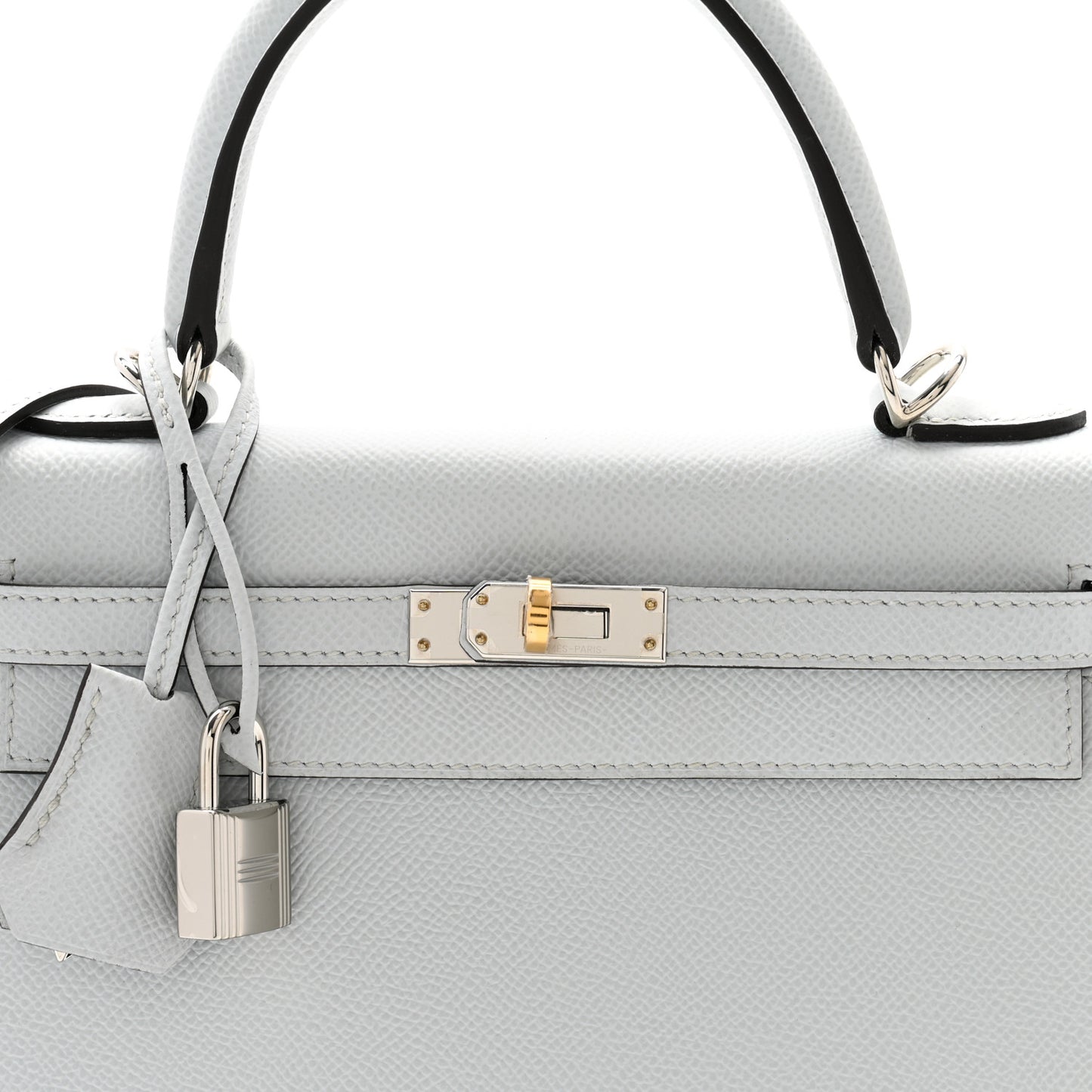 Epsom Kelly Sellier 25 Gris Platine