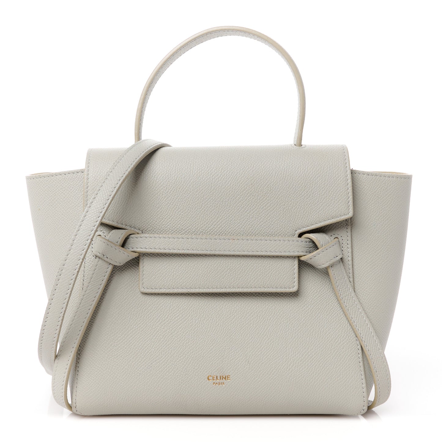 Grained Calfskin Nano Belt Bag Jade