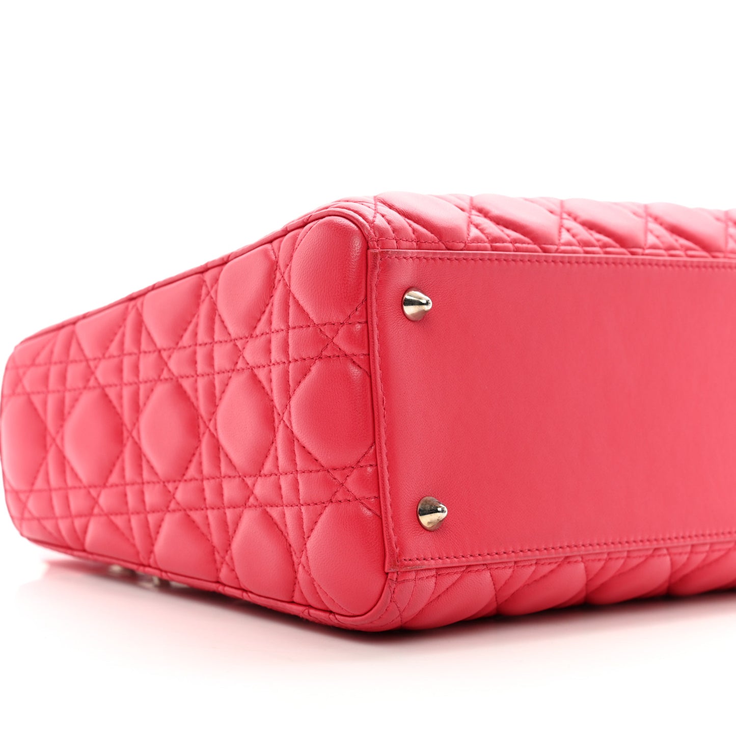 Lambskin Cannage Medium Lady Dior Pink