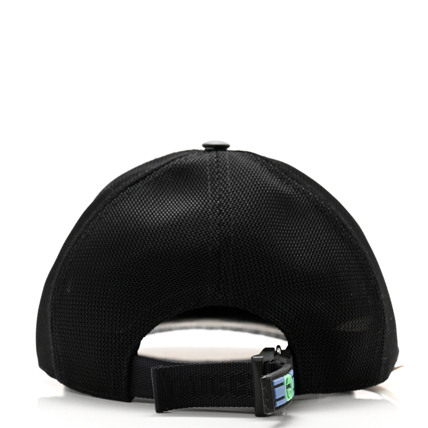 Calfskin Mesh GG Tennis Embossed Baseball Hat L Black