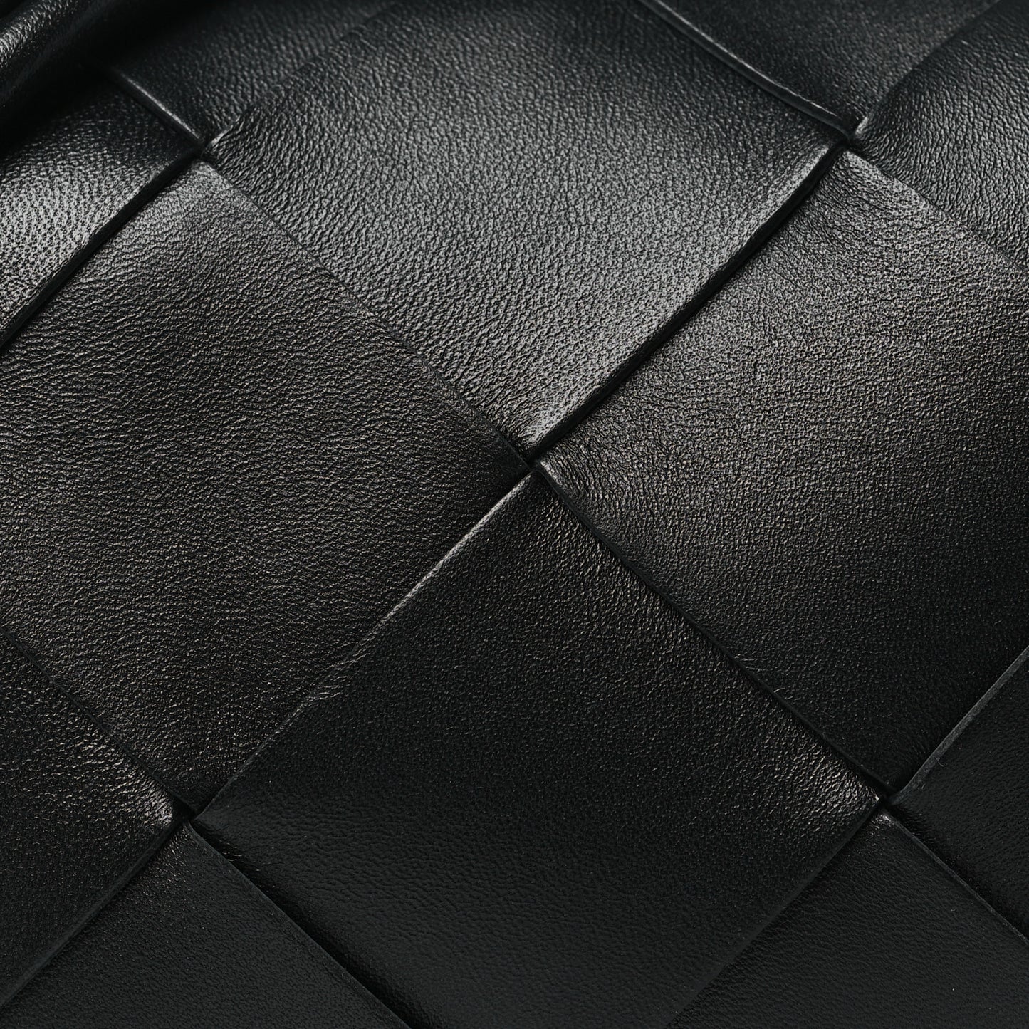 Lambskin Maxi Intrecciato Small Cassette Camera Bag Black