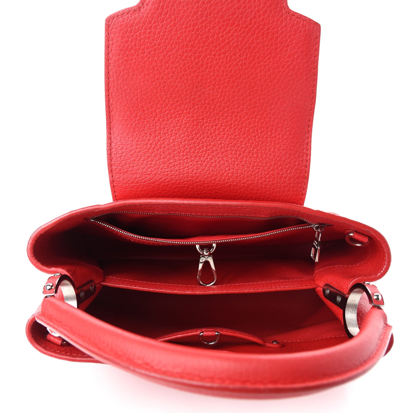 Taurillon Capucines PM Rubis