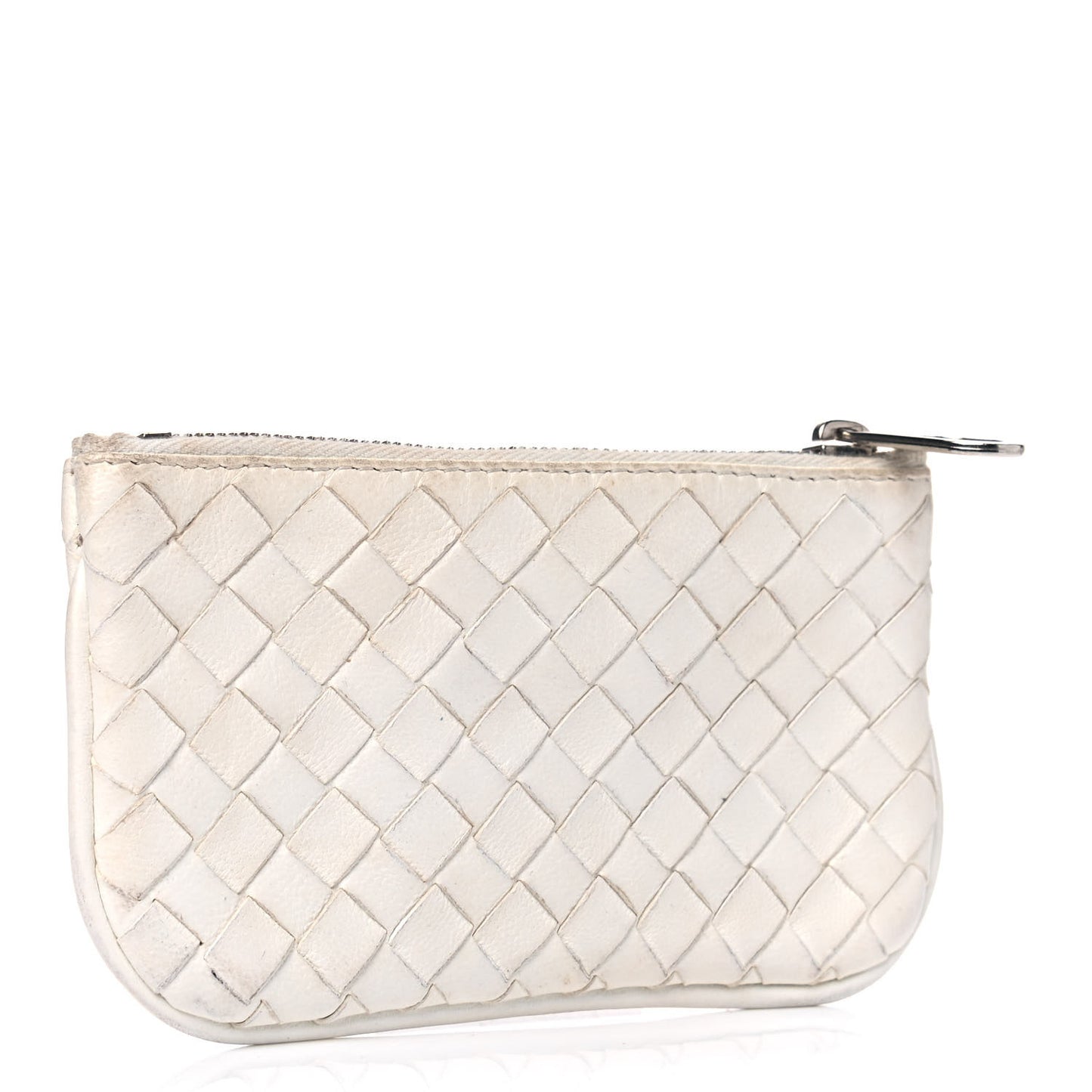 Nappa Intrecciato Key Holder White