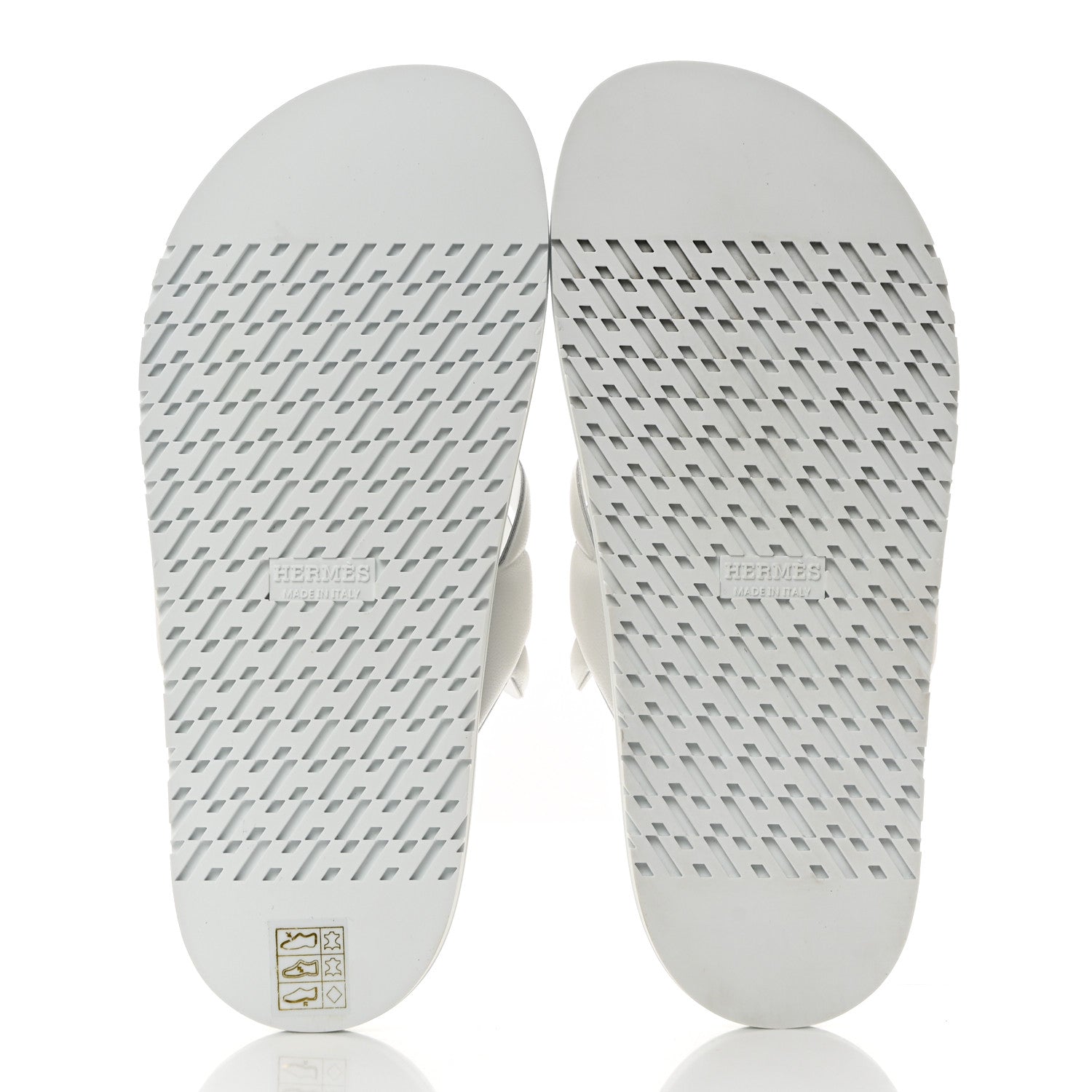 Hermes Nappa Womens Extra Sandals 37 White 5 of 9