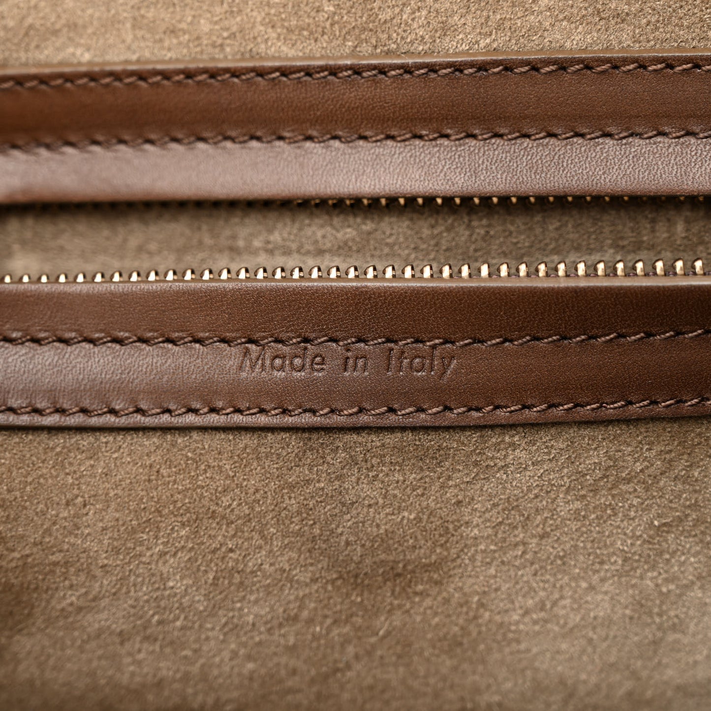 Supple Calfskin Medium Phantom Luggage Taupe