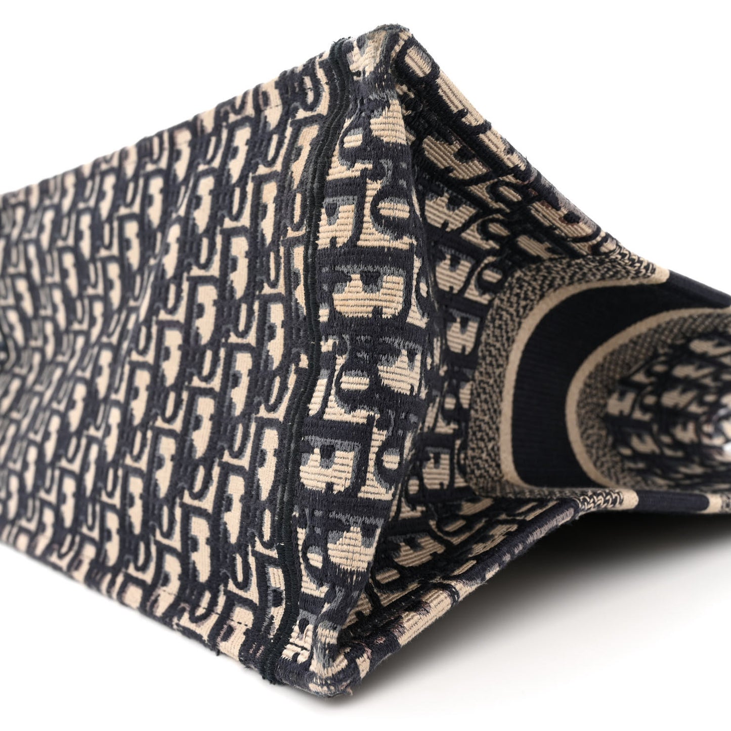 Oblique Medium Book Tote Blue Multicolor