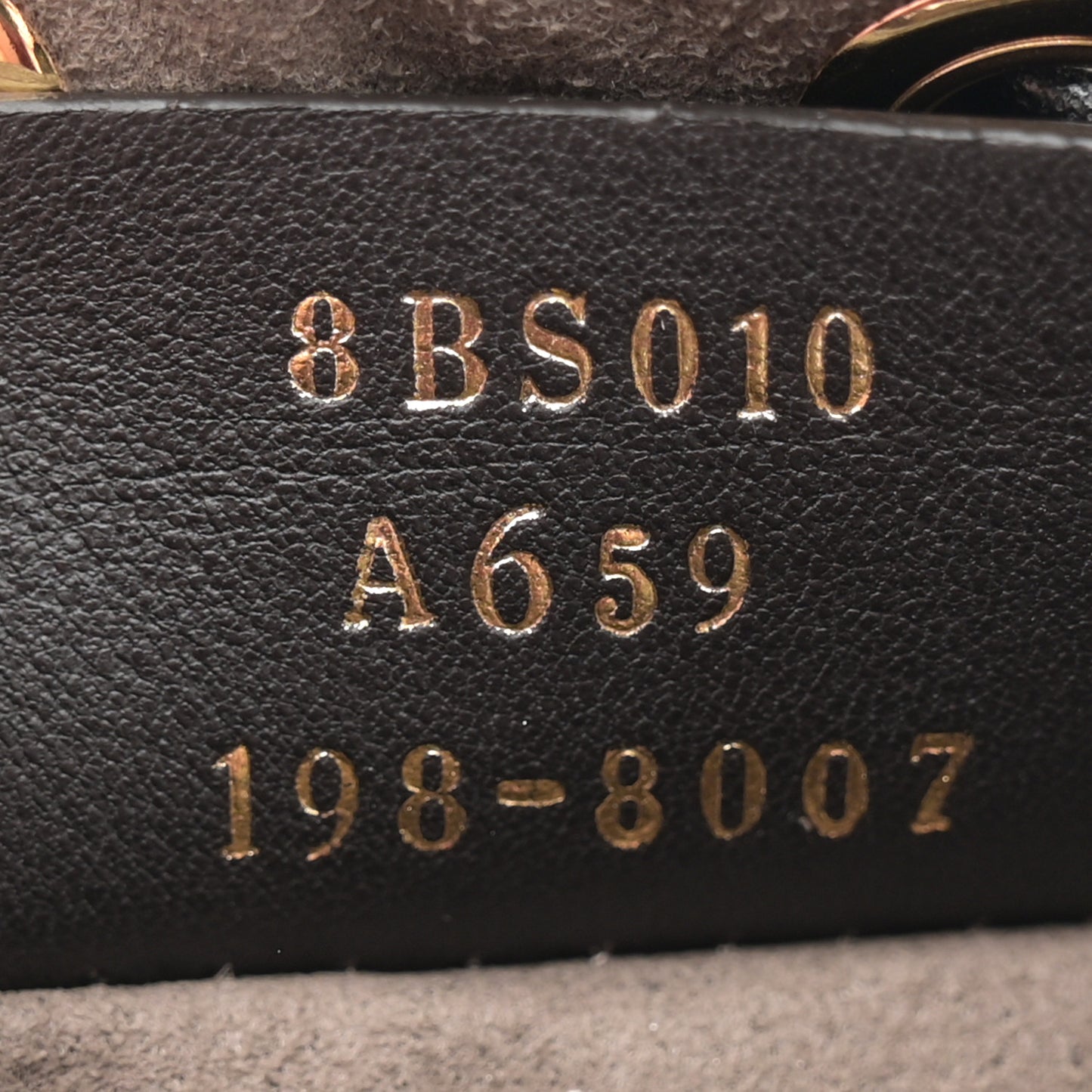 Vitello Liberty F is Fendi Bi-Color FF 1974 Embossed Mini Mon Tresor Bucket Bag Maya Black