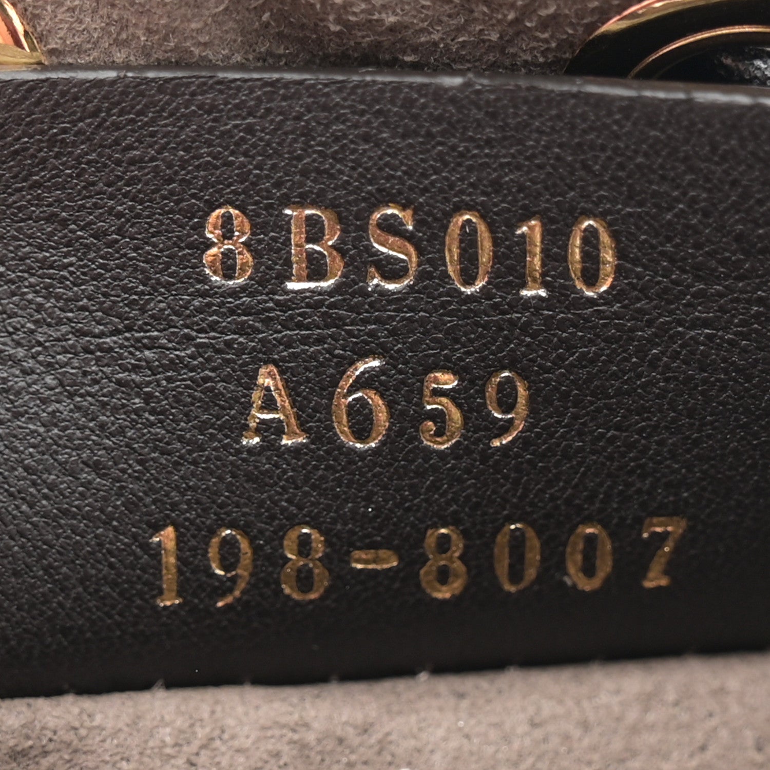 Fendi Vitello Liberty F is Fendi Bi-Color FF 1974 Embossed Mini Mon Tresor Bucket Bag Maya Black 7 of 11