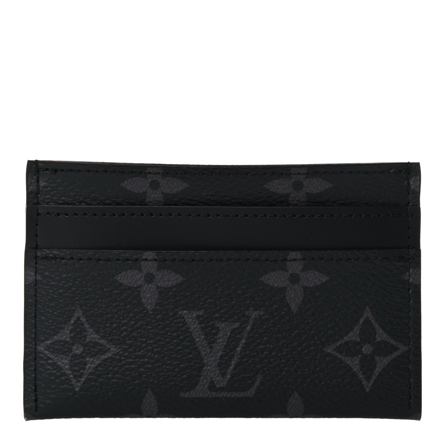 Louis Vuitton Monogram Eclipse Porte-Cartes Double Card Holder 1 of 9
