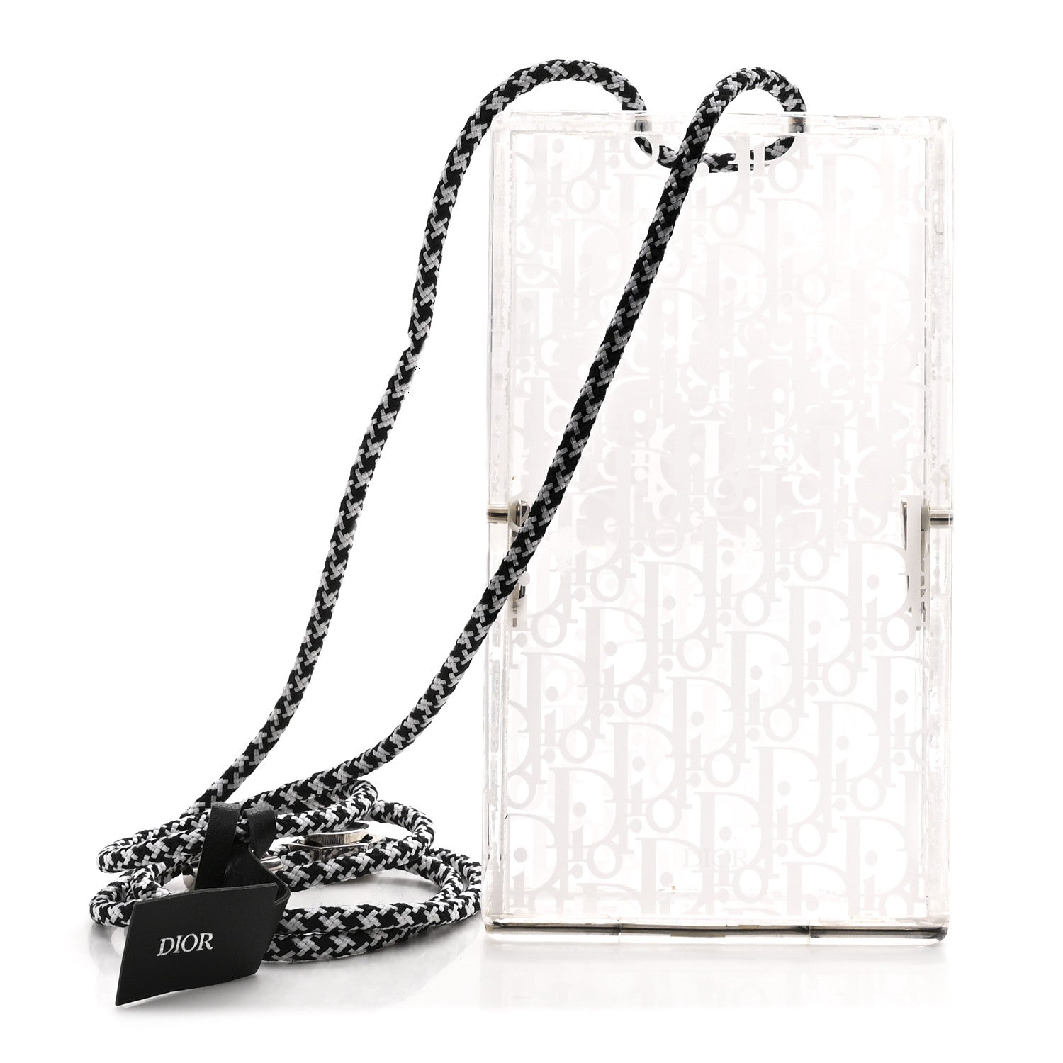 Christian Dior Plexiglass Vertical Pouch Translucent 1774444