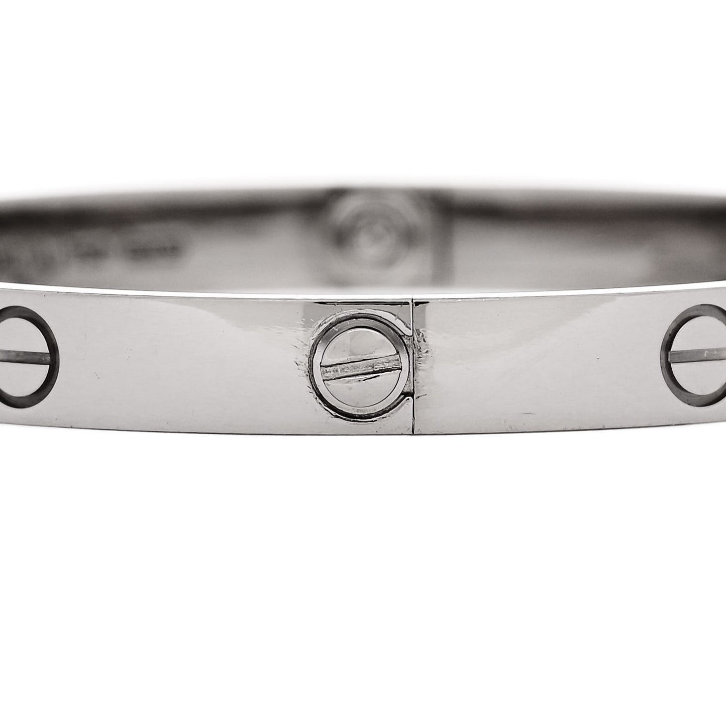 18K White Gold LOVE Bracelet 18