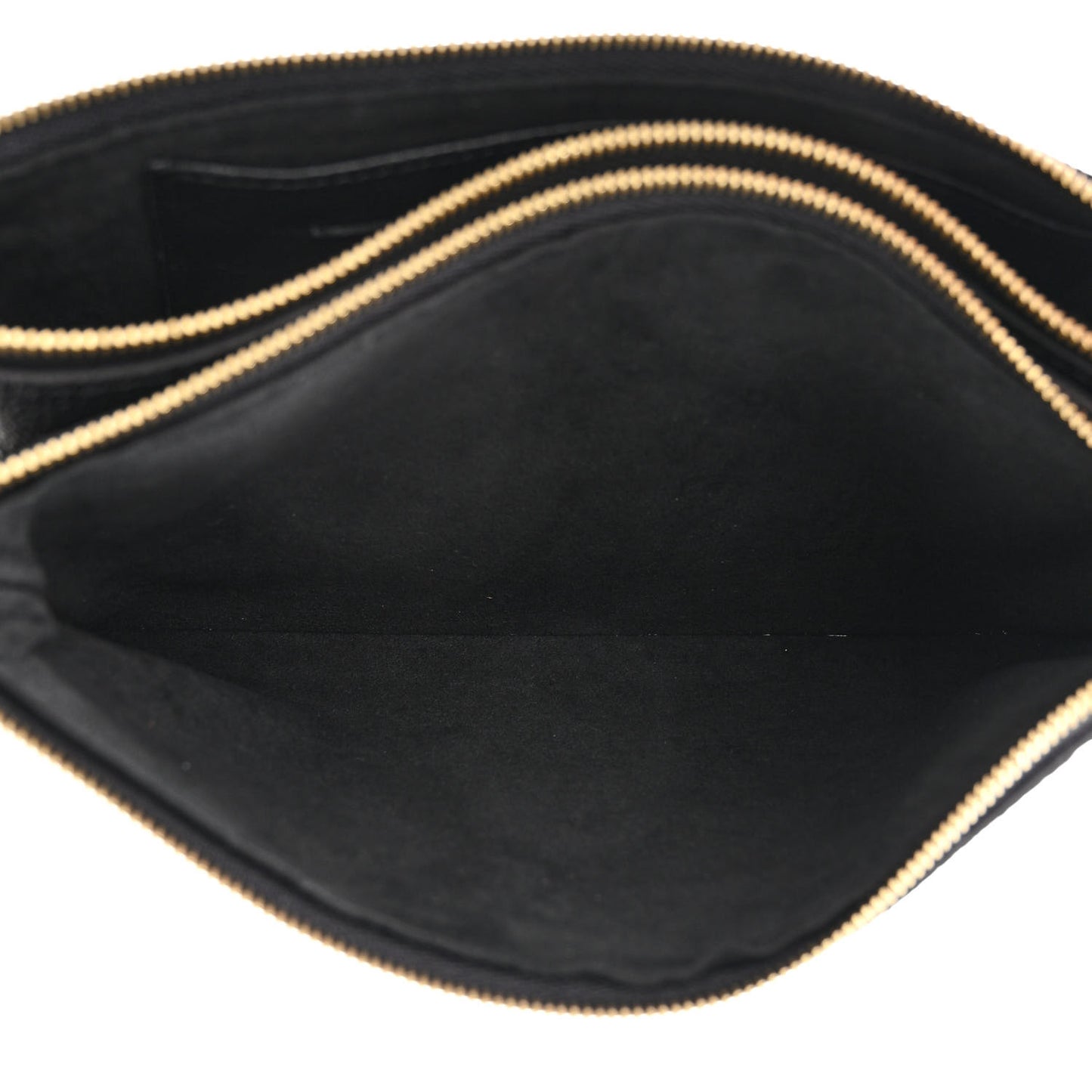 Empreinte Double Zip Pochette Black