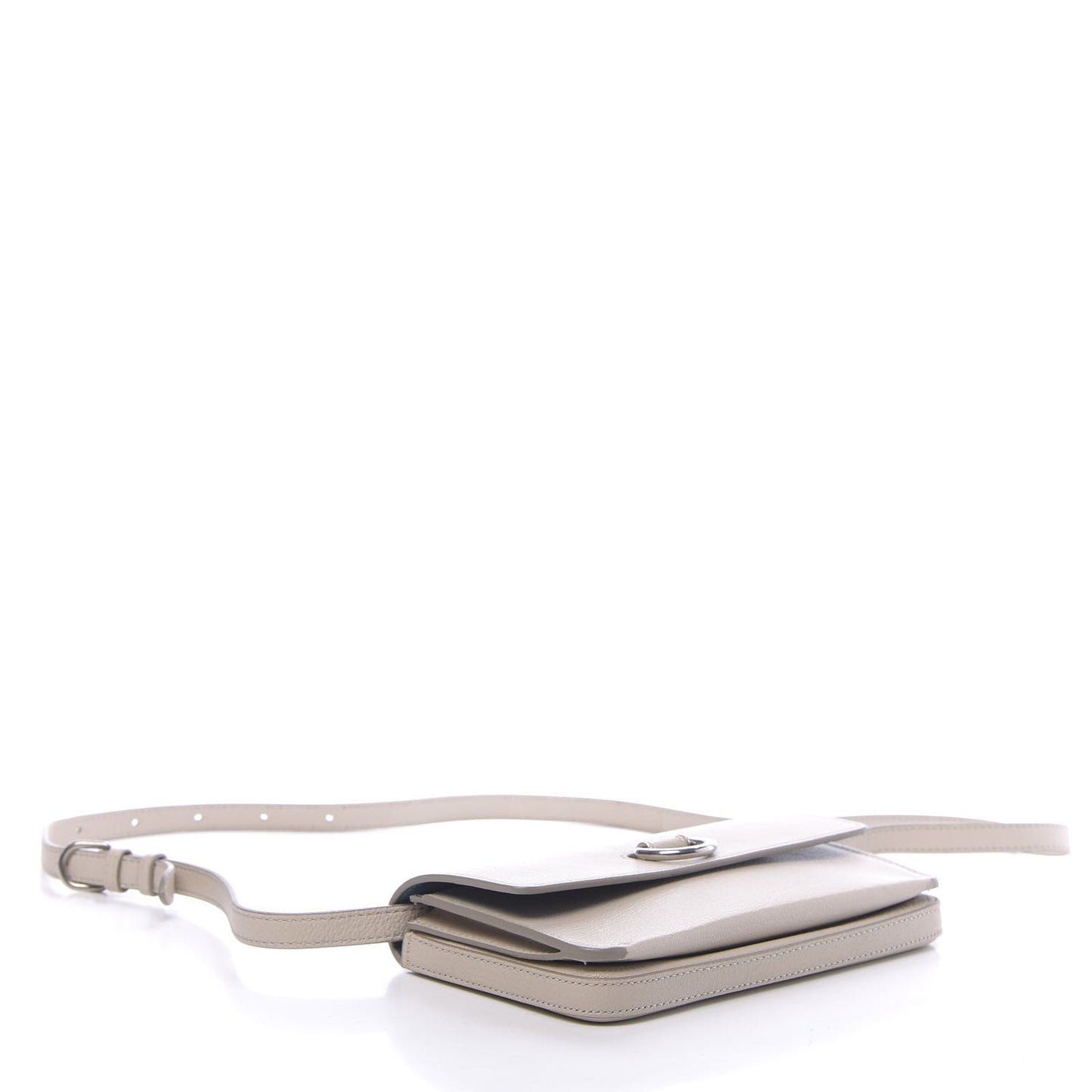 Goatskin D-Ring Mini Bag Limestone