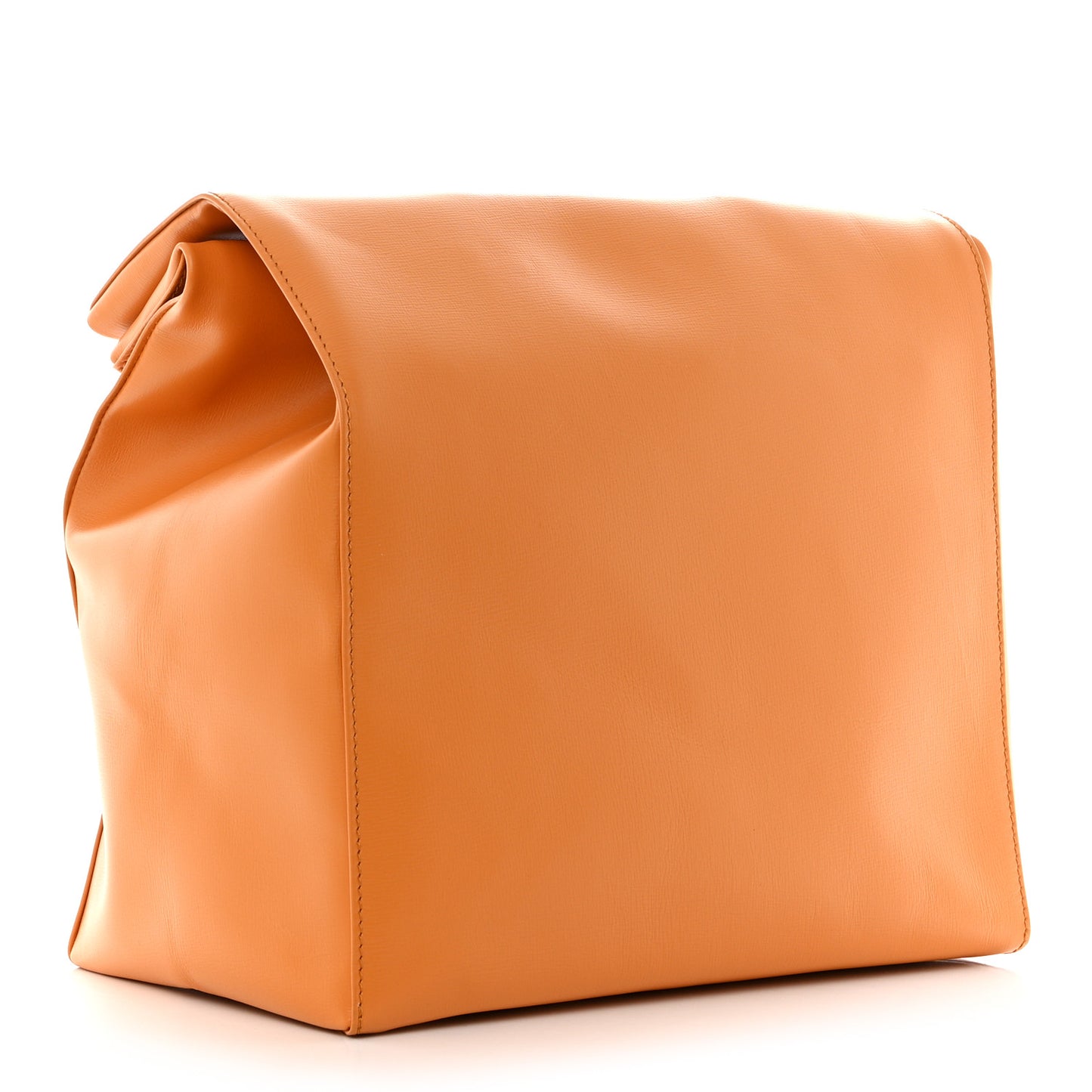 LOUIS VUITTON Calfskin Sandwich Bag Safran