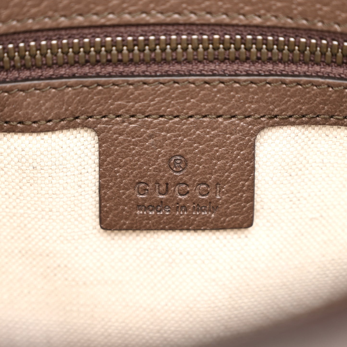 GG Supreme Monogram Web Small Ophidia Messenger Bag Brown
