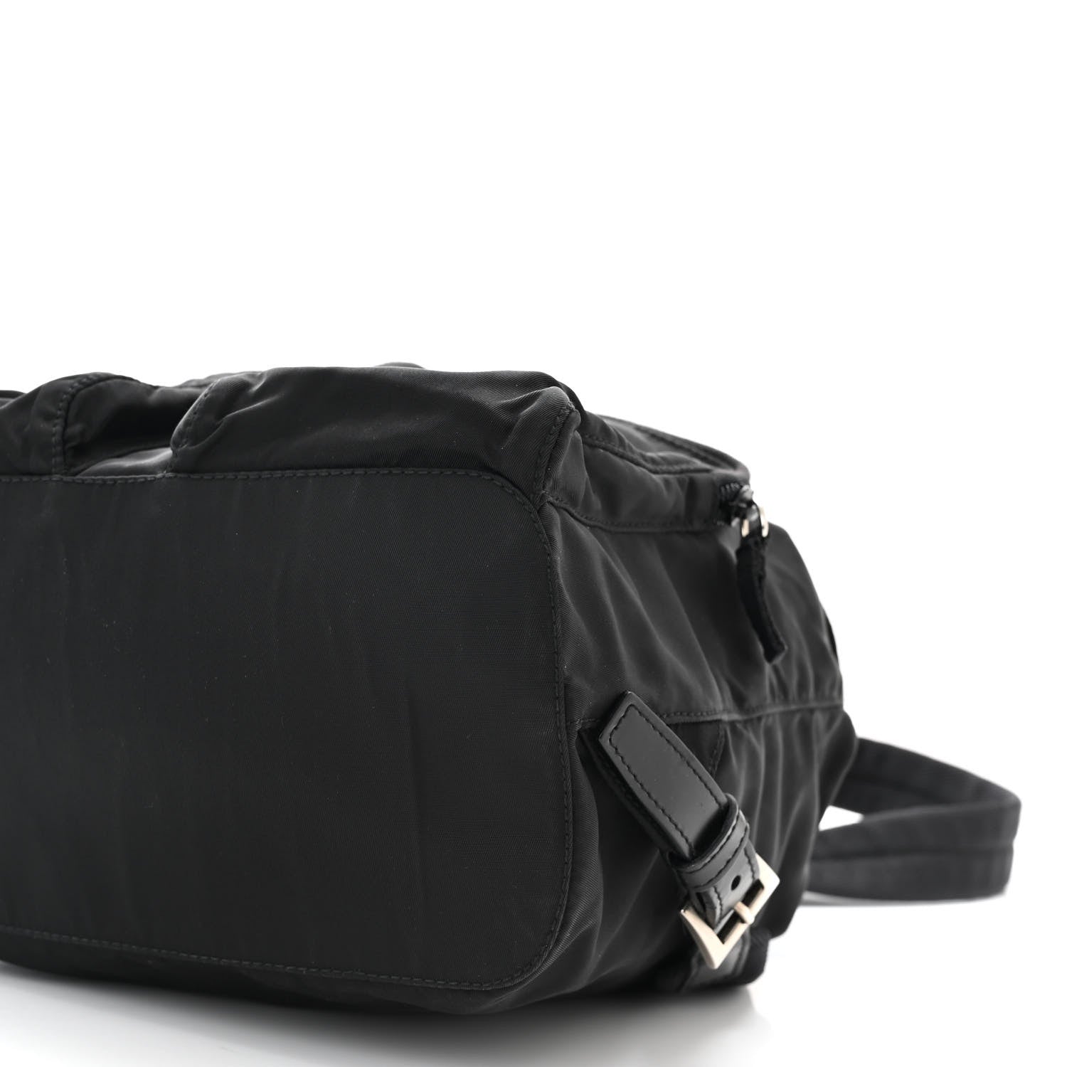 Prada Tessuto Nylon Saffiano Small Backpack Black 10 of 10