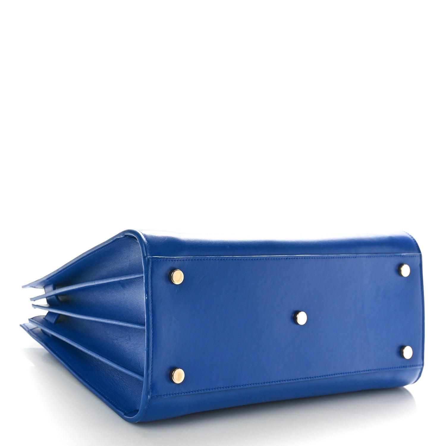 Saint Laurent Calfskin Small Sac De Jour Blue Majorelle 4 of 13