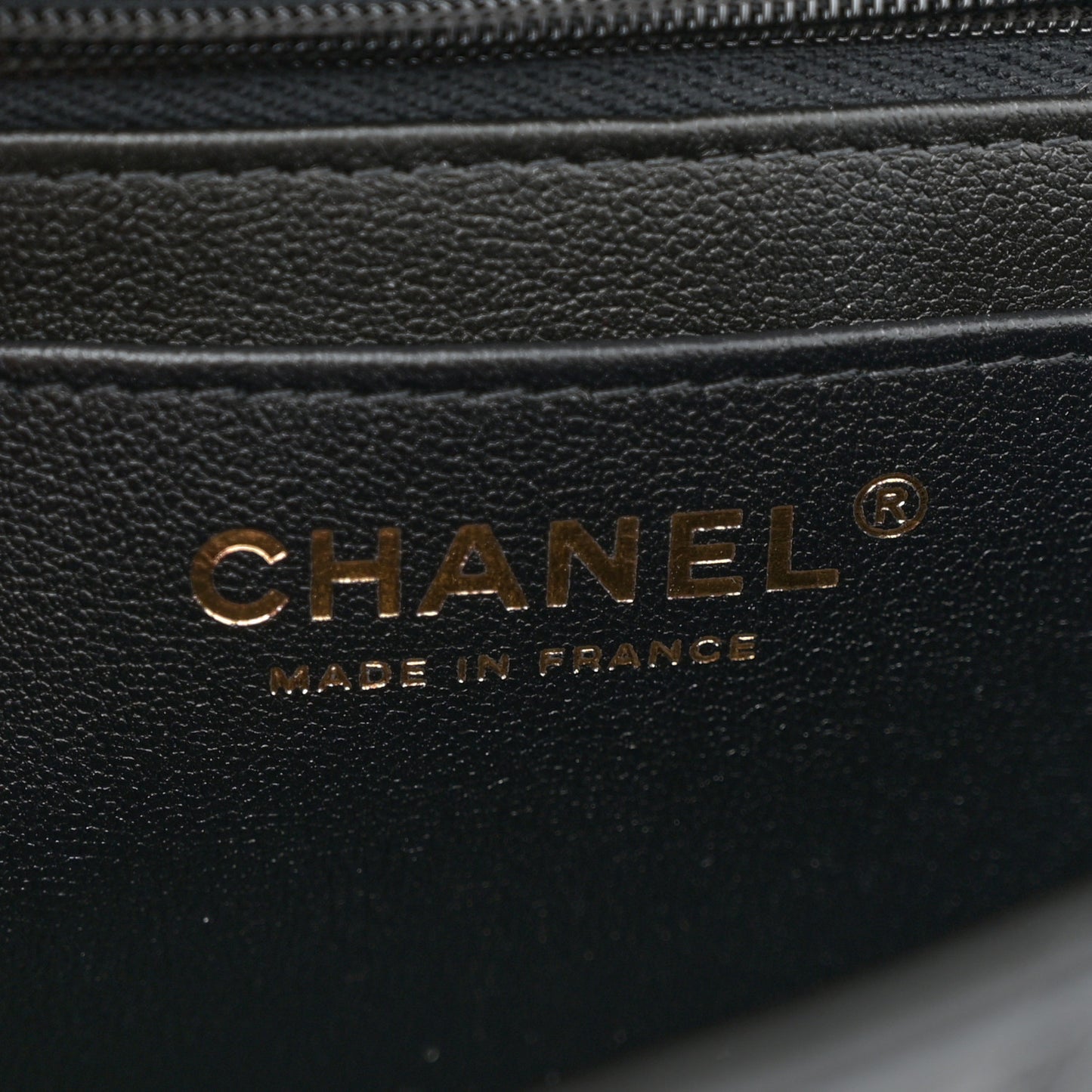 Lambskin Quilted Mini Rectangular Flap Black