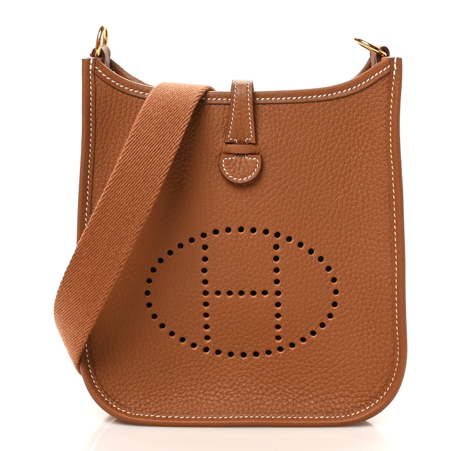 Hermes Taurillon Clemence Evelyne TPM Gold 1784899 – FASHIONPHILE