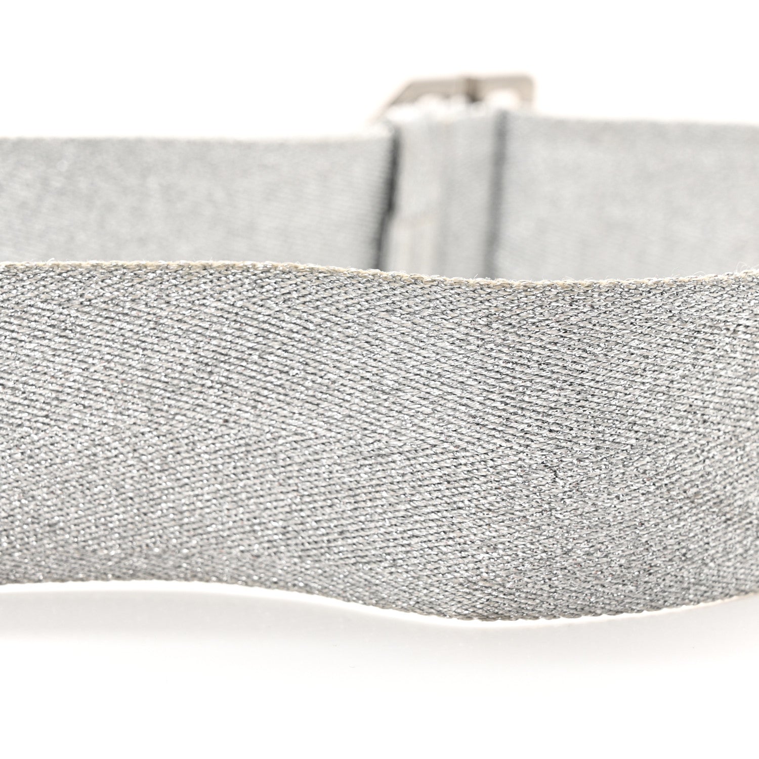 Bottega Veneta Webbing Maxi Intrecciato Cassette Bag Silver 14 of 15