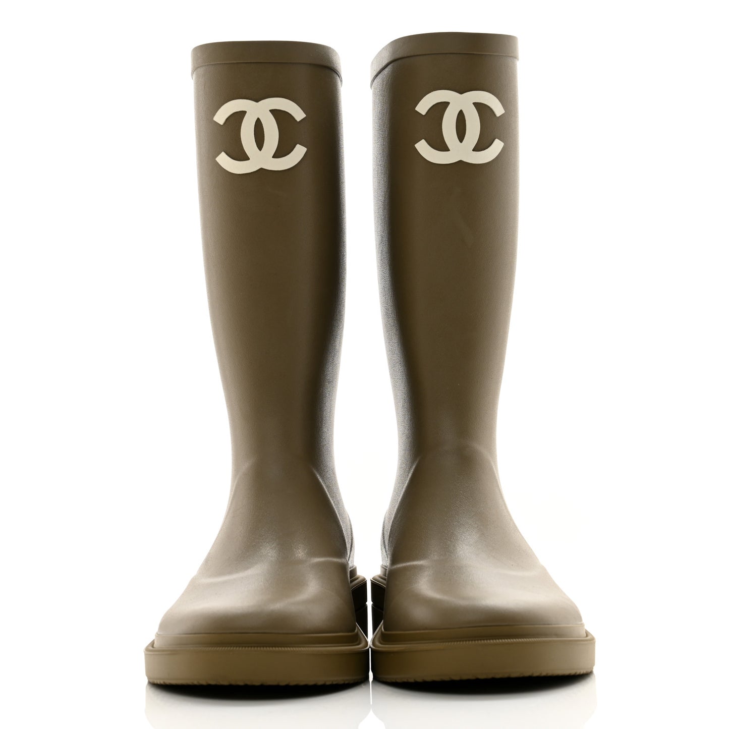 Caoutchouk CC High Boots 39 Dark Beige