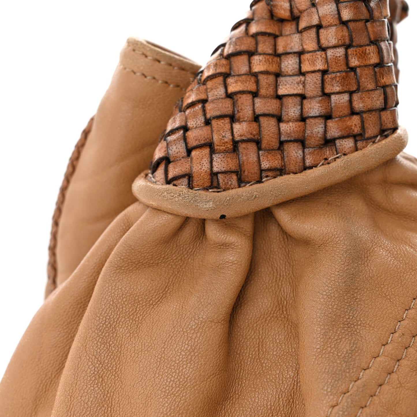 Nappa Pleated Nuvolata Spy Bone