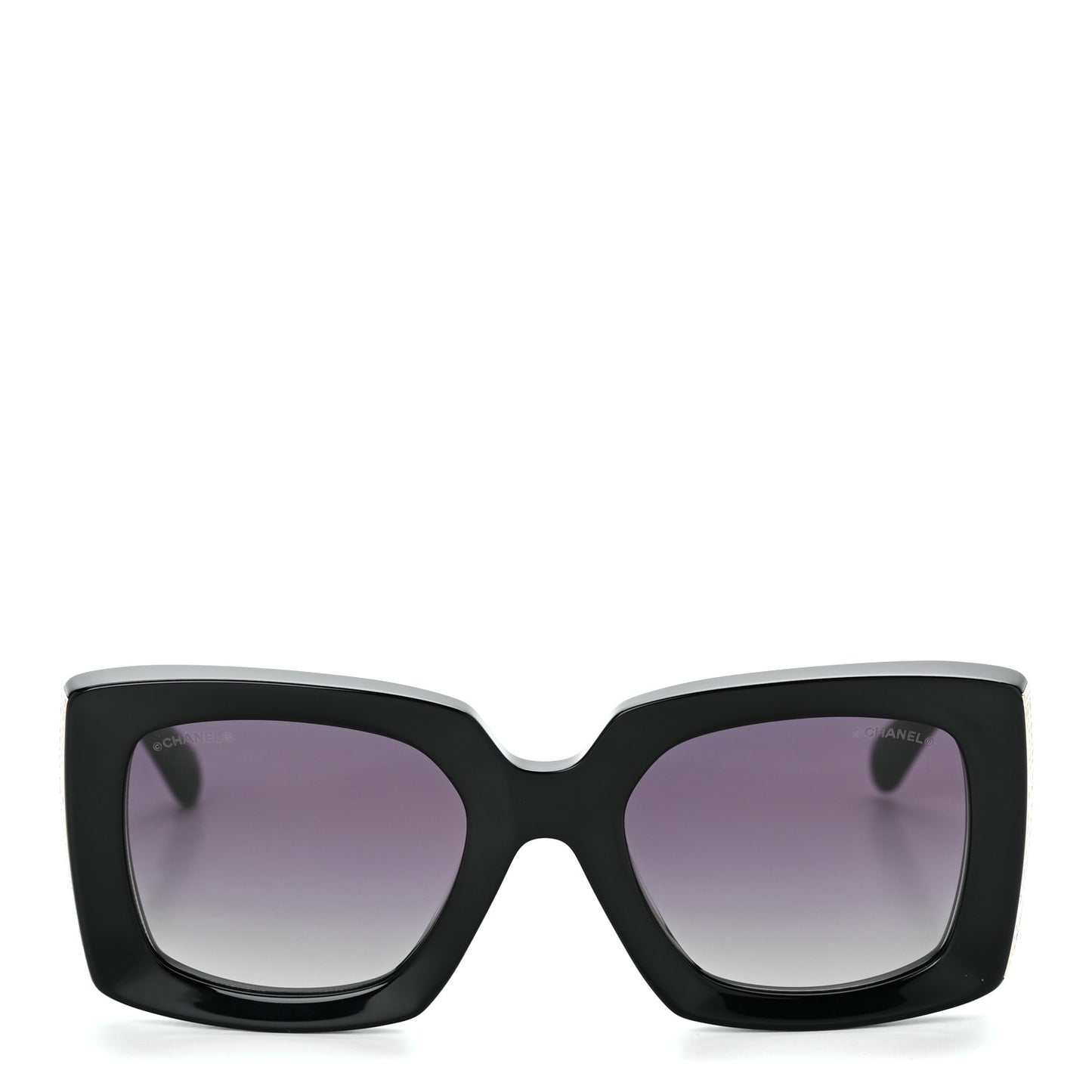 Acetate Rectangle Sunglasses 5435 Black