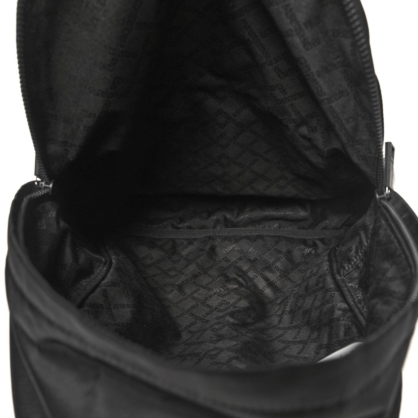 Nylon Palazzo Medusa Backpack Black
