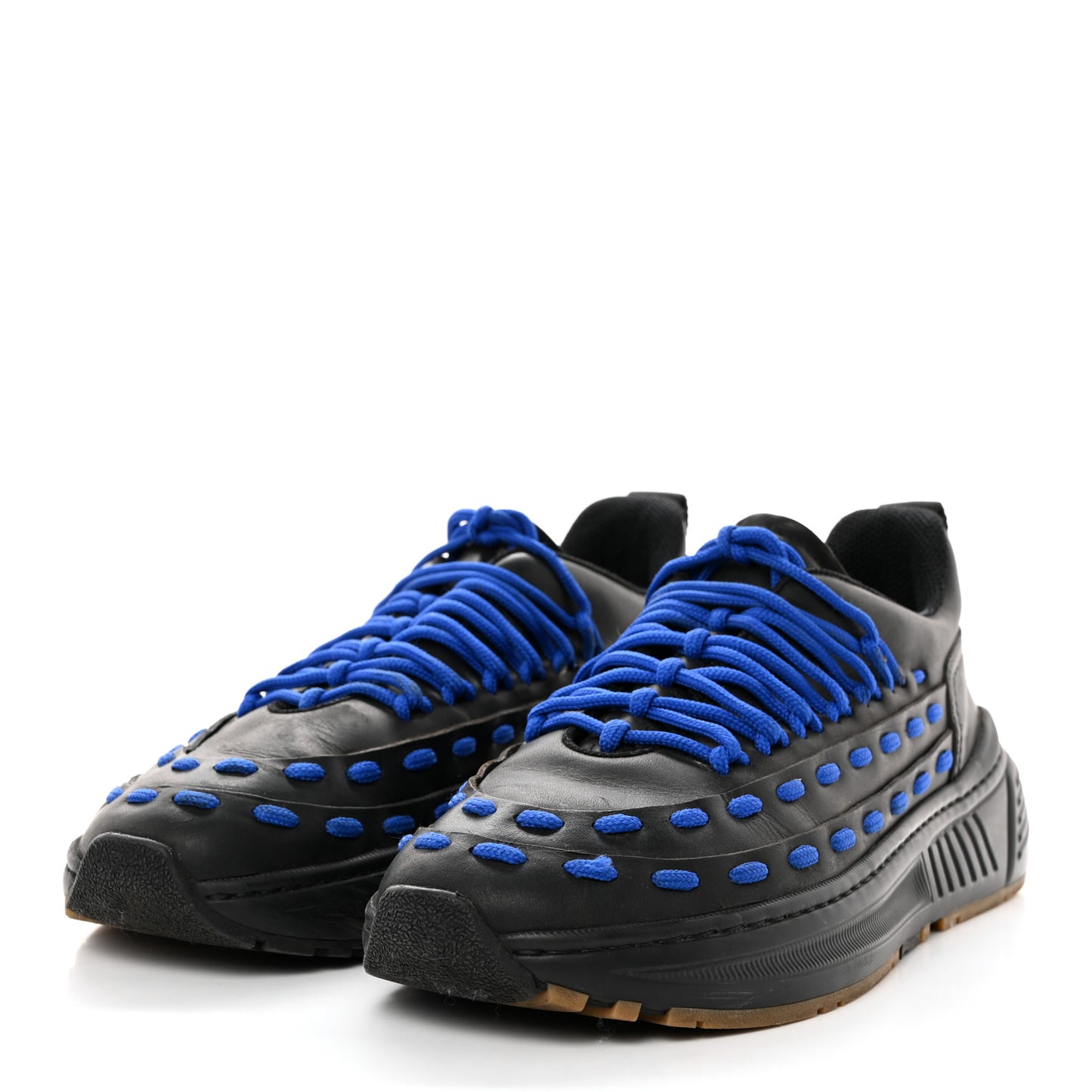 Calfskin Speedster Sneakers 44 Black Blue