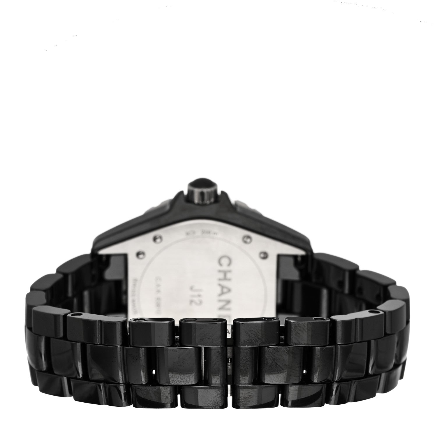Chanel Stainless Steel Ceramic 38mm J12 Automatic Watch Black 3 of 5