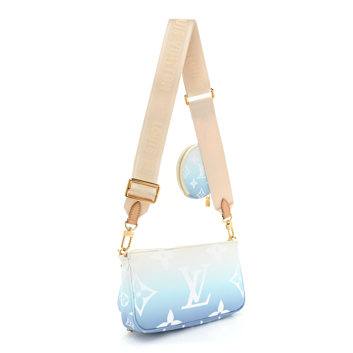 Louis Vuitton Monogram Giant By The Pool Multi Pochette Accessories Blue 3 of 12