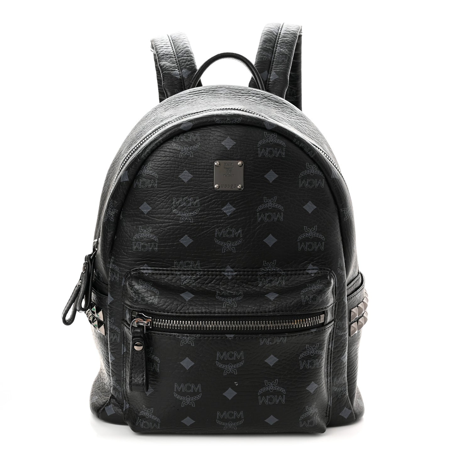 Visetos Small Side Stud Stark Backpack Black