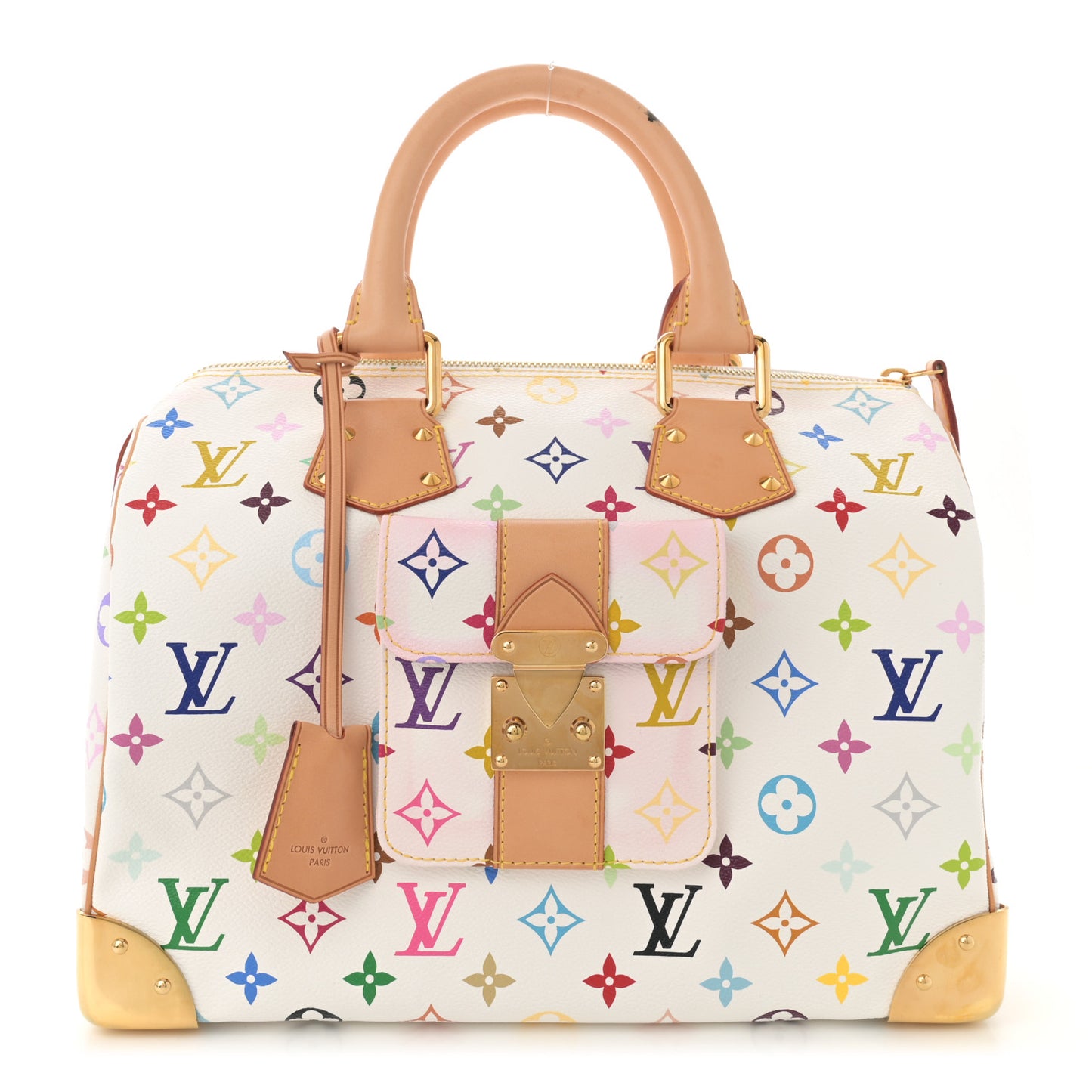 Monogram Multicolor Speedy 30 White