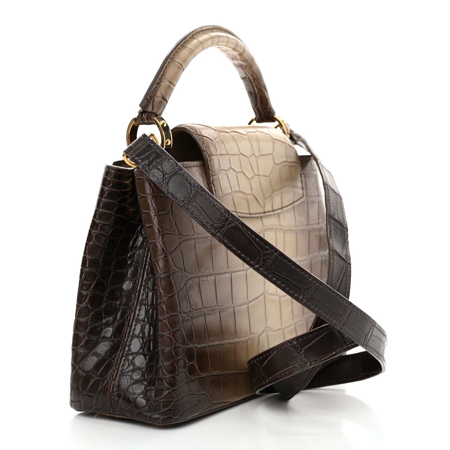 Louis Vuitton Alligator Capucines BB 3 of 10