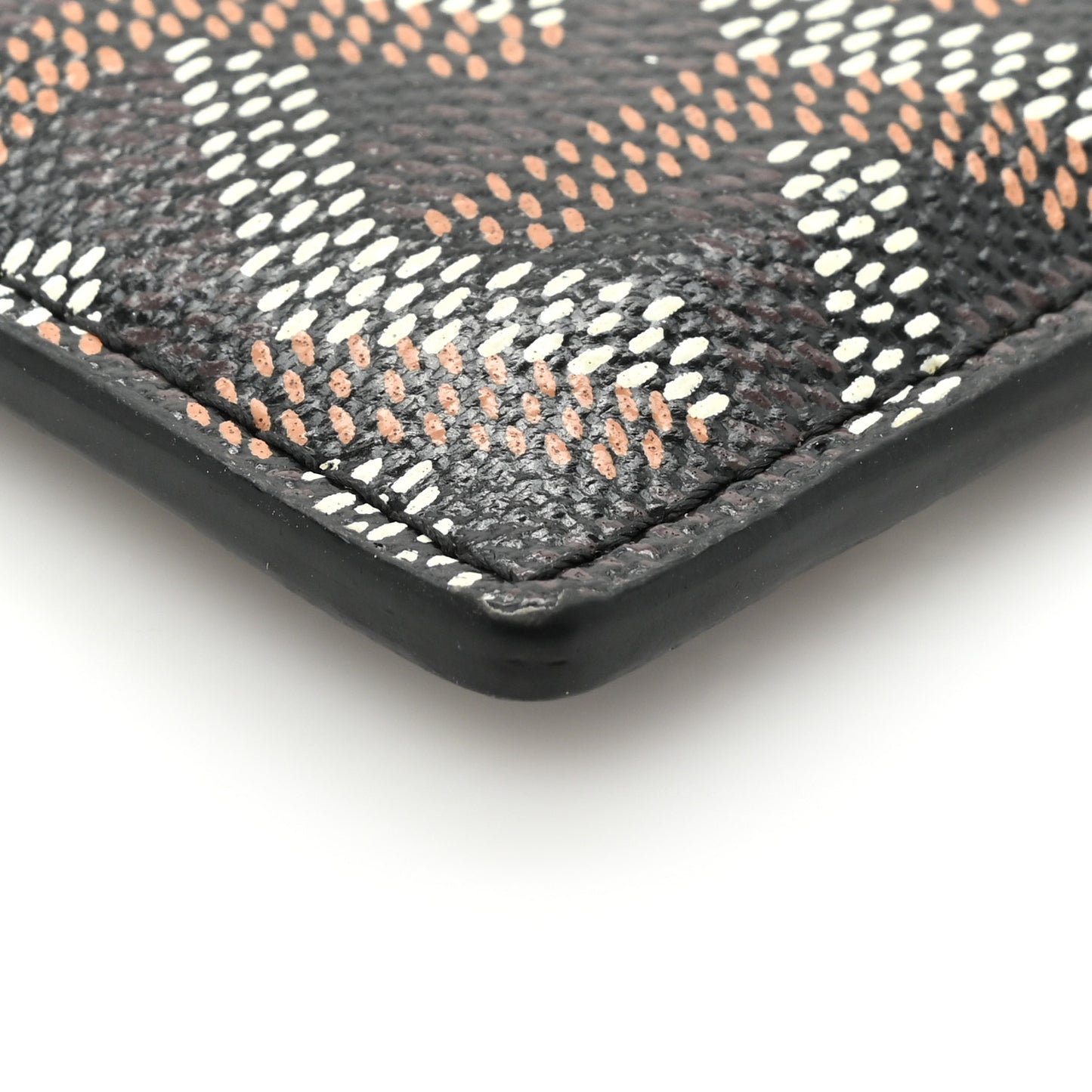 Goyardine Saint Sulpice Card Holder Black