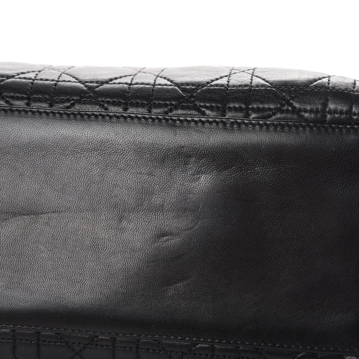 Lambskin Cannage Medium Lady Dior Black