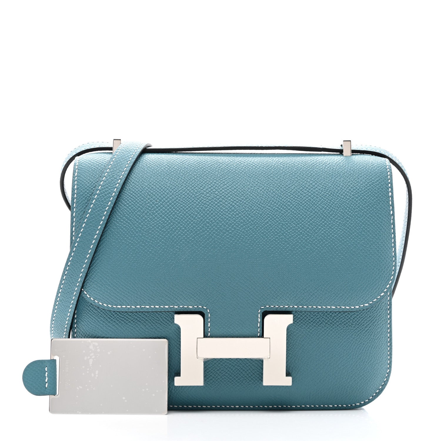 Hermes Epsom Constance 18 New Blue Jean 3 of 12