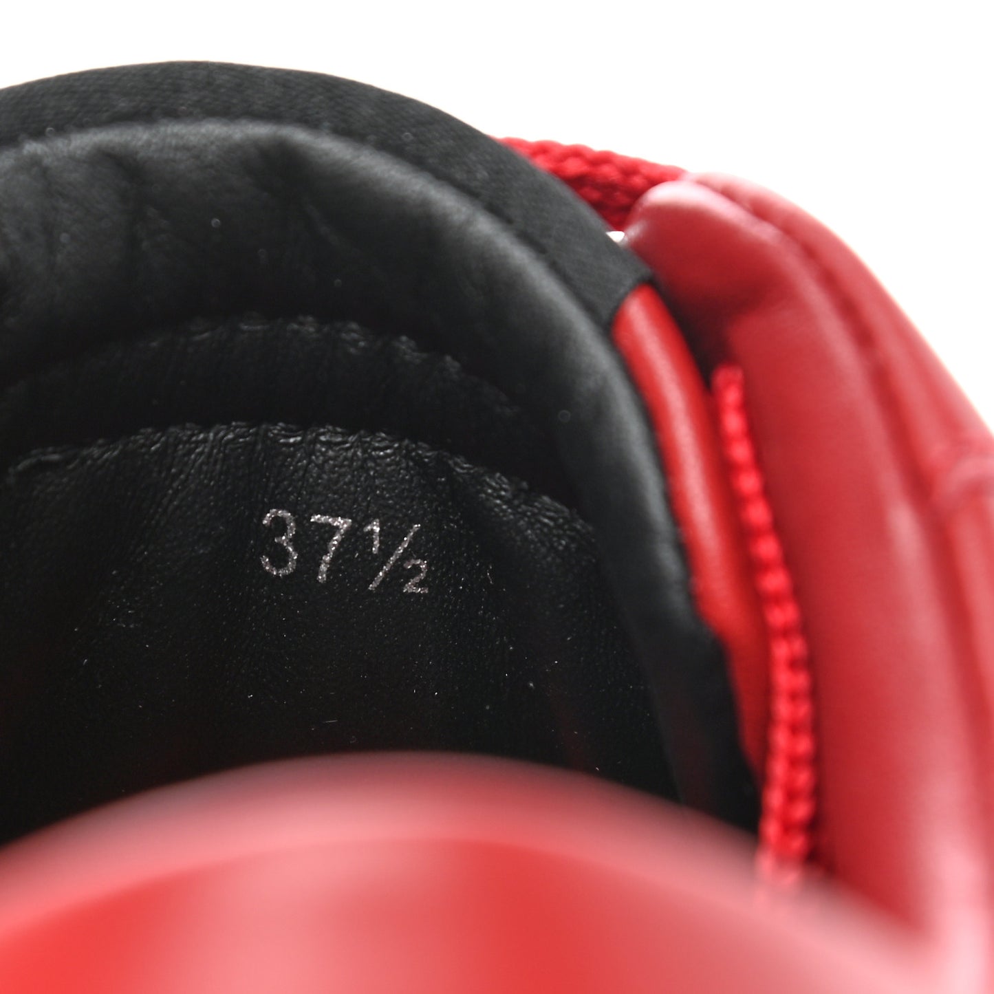 Calfskin Hawaii Sneakers 37.5 Red