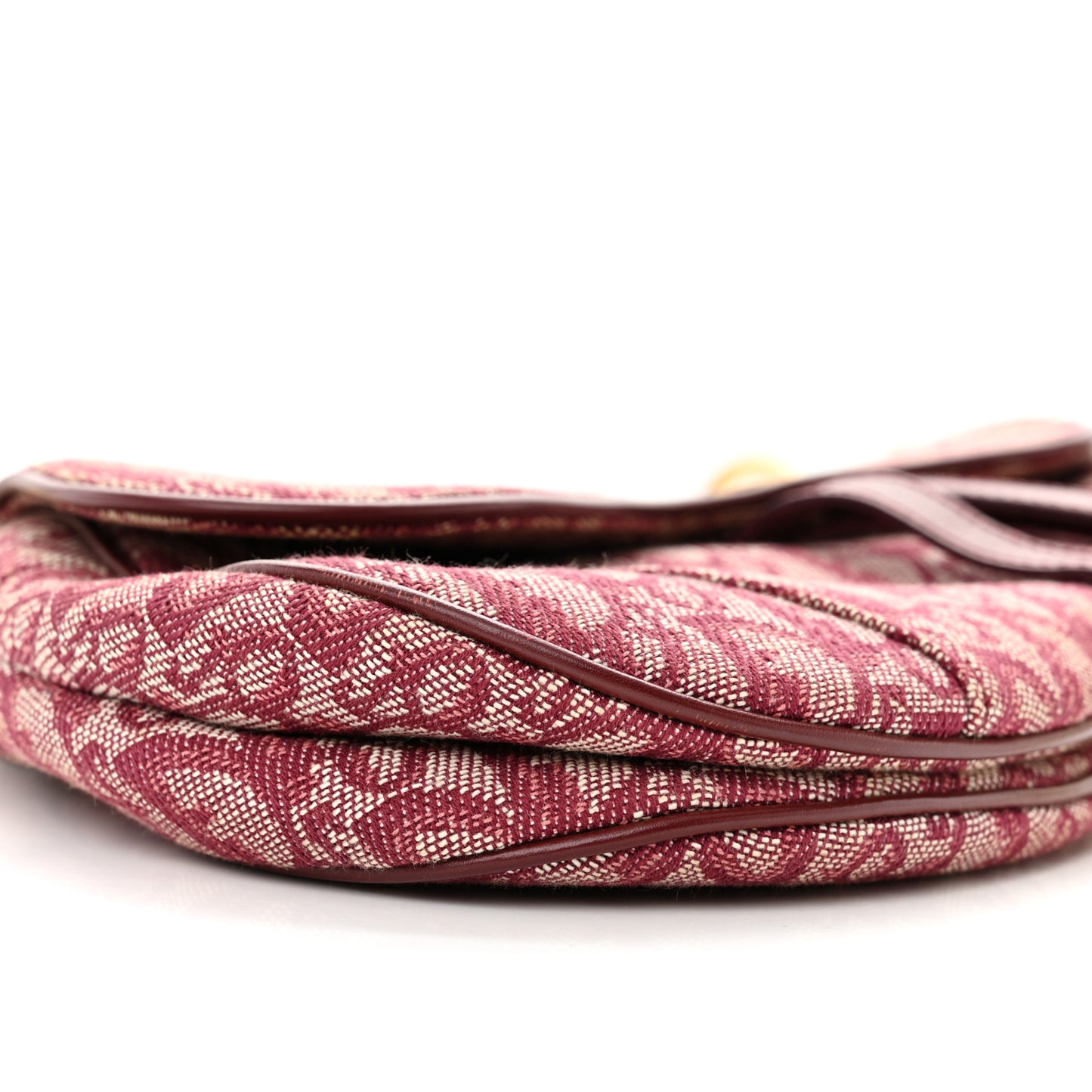 Monogram Saddle Bag Burgundy