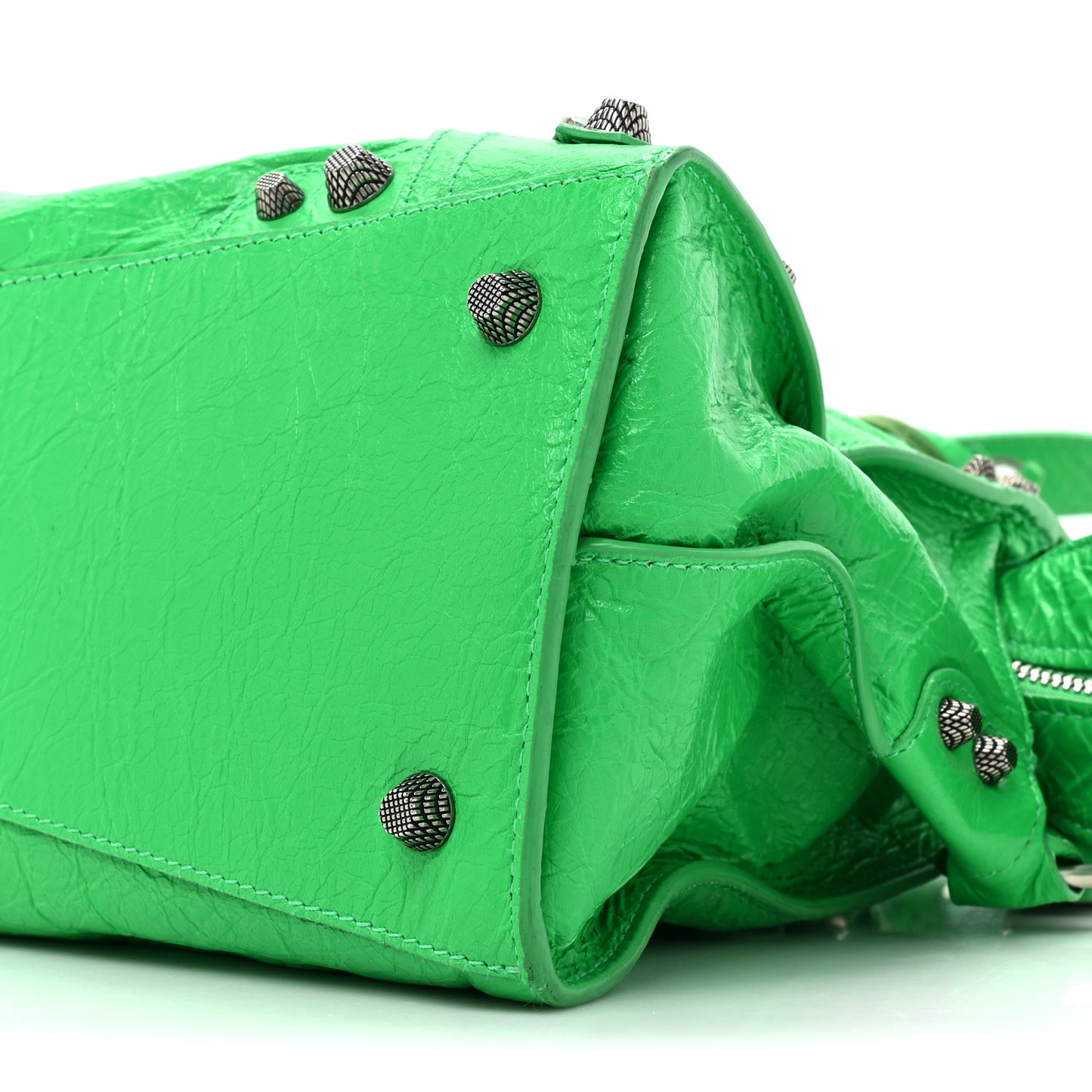 Agneau Arena Small Neo Cagole City Handbag Vivid Green